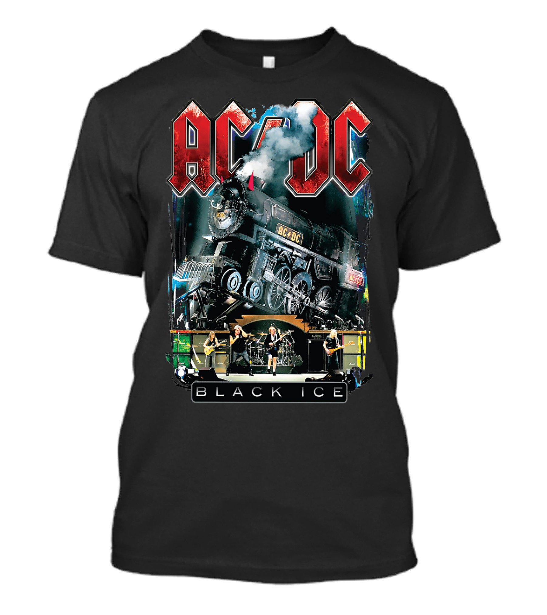 AC/DC Black Ice Train And Live Performance T-Shirt