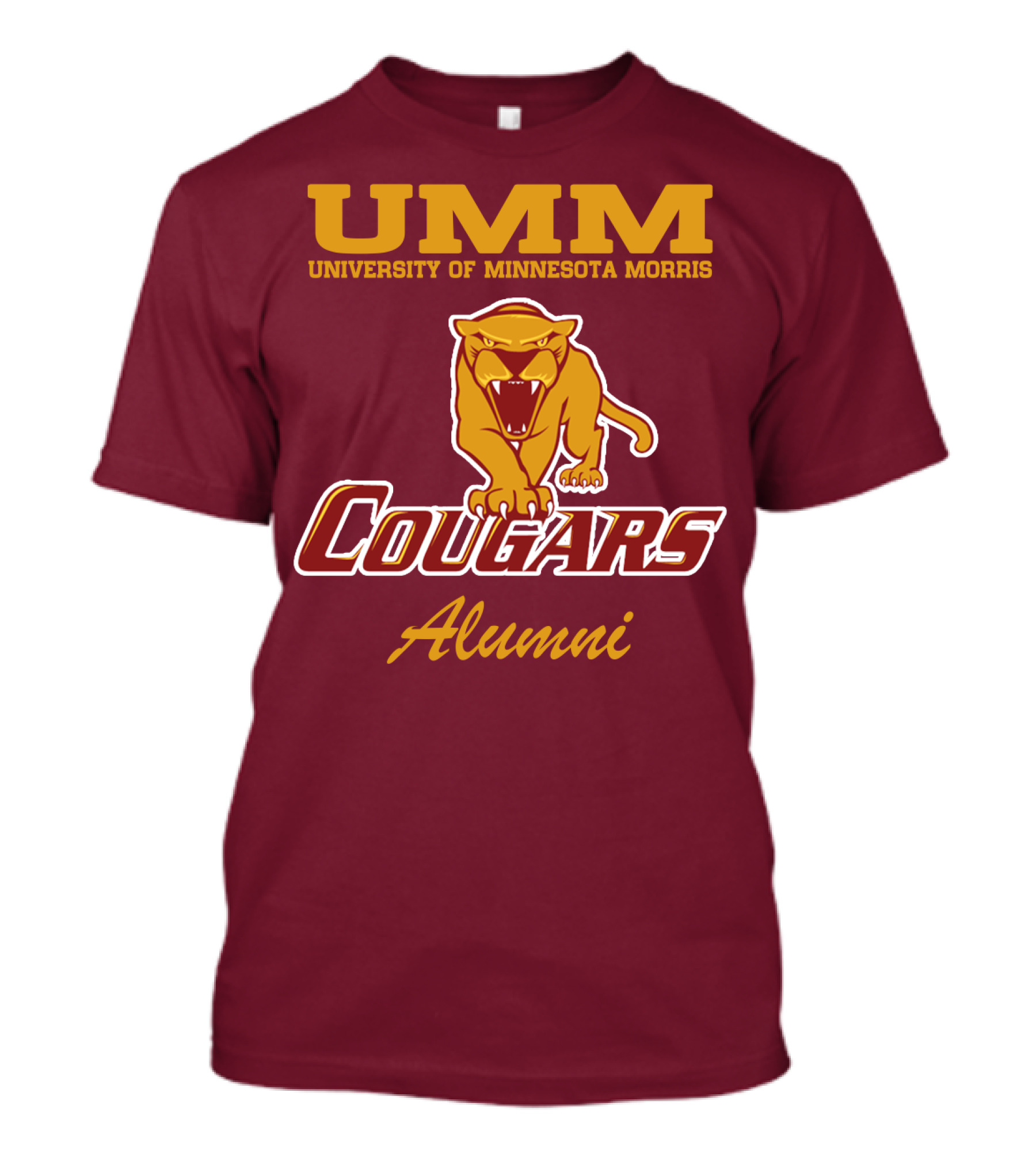 UMM University Of Minnesota Morris Cougars Alumni T-Shirt