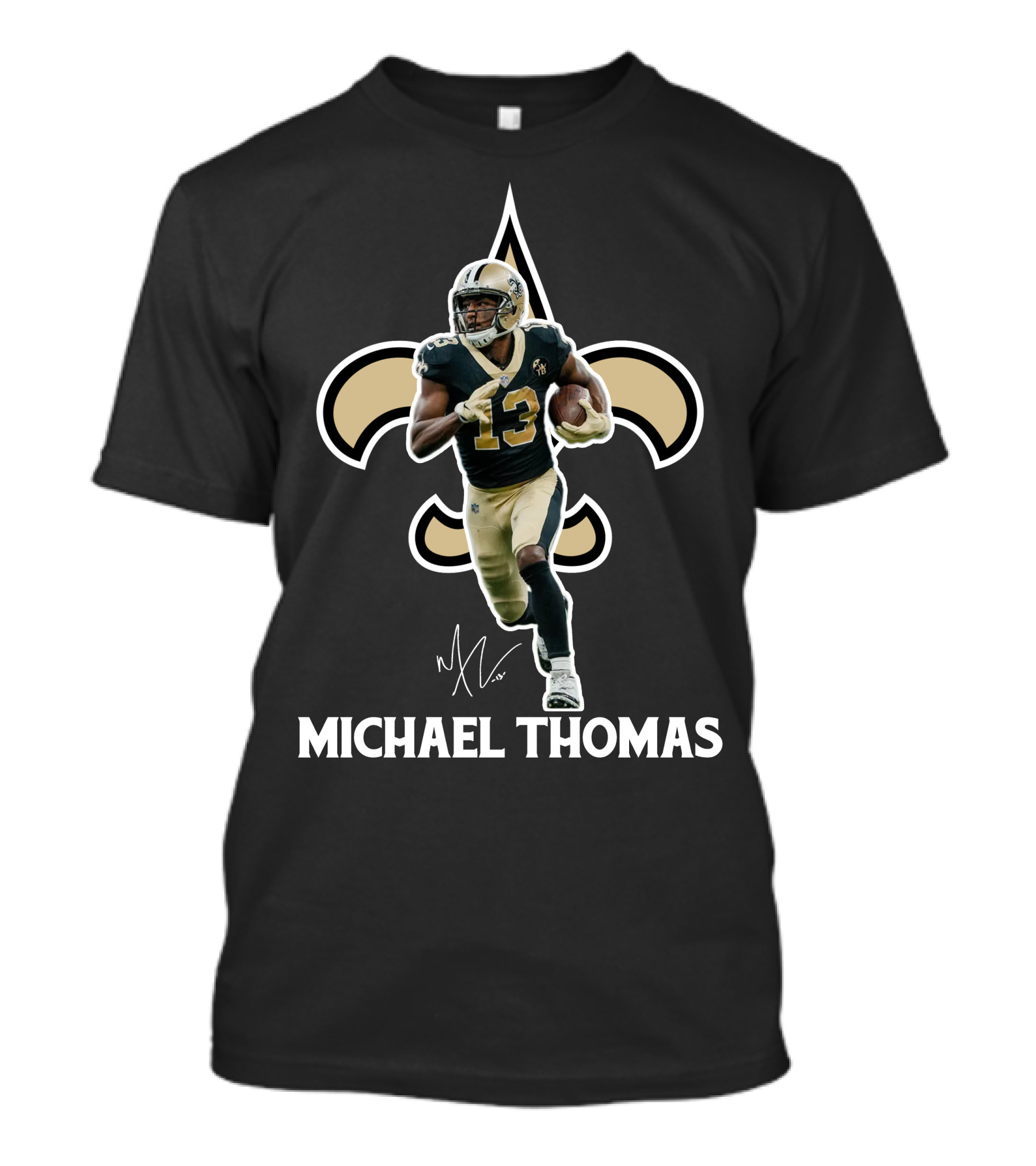Michael Thomas New Orleans Saints Football Fleur-de-lis T-Shirt