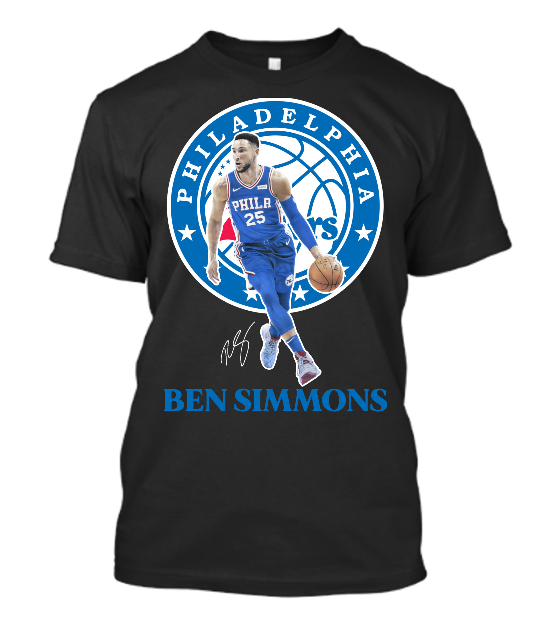 Philadelphia 76ers Ben Simmons 25 76Er01 T-Shirt