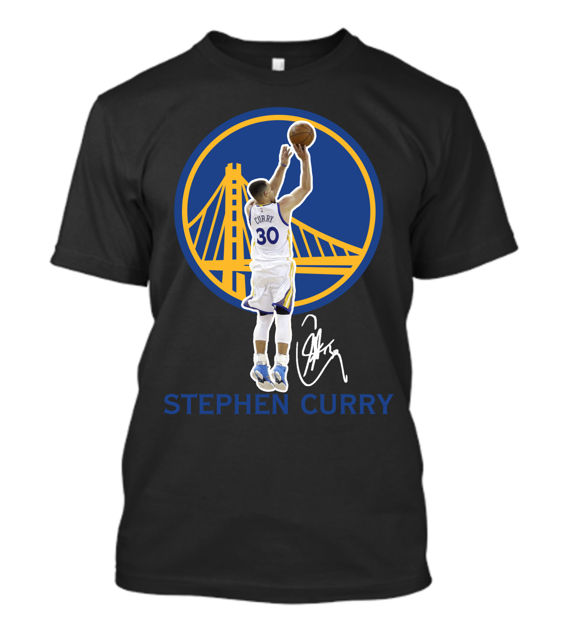 Stephen Curry Golden State Warriors 30 Signature Shot Gsw01 T-Shirt
