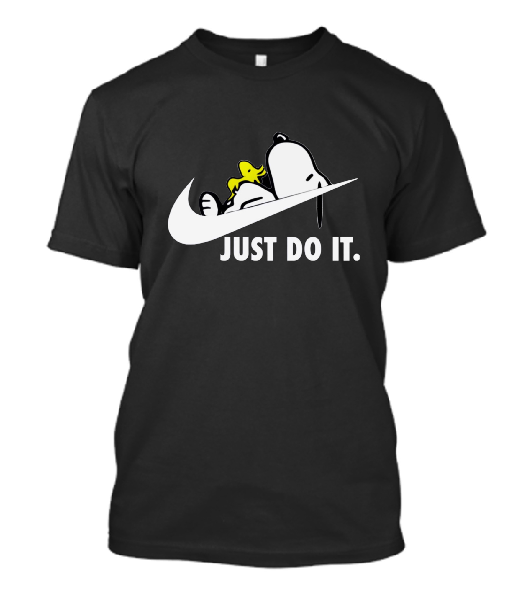 Snoopy And Woodstock Just Do It Swoosh T-Shirt