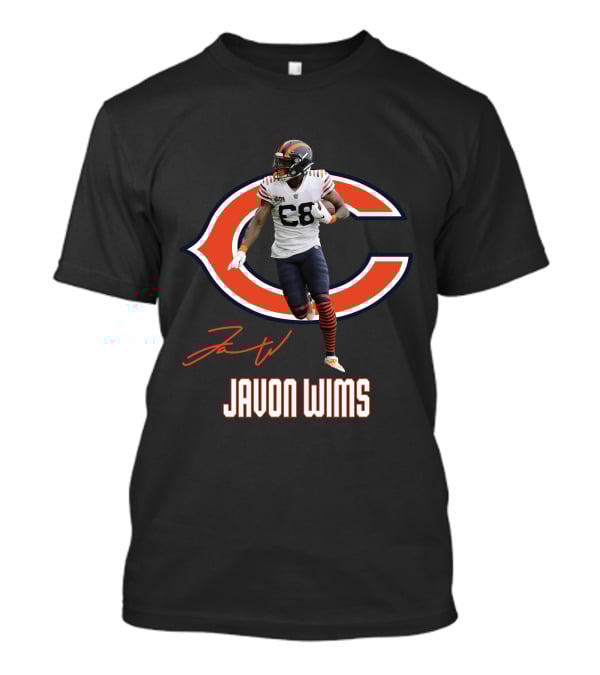 Chicago Bears Javon Wims 08 Football Player Fan Gear T-Shirt