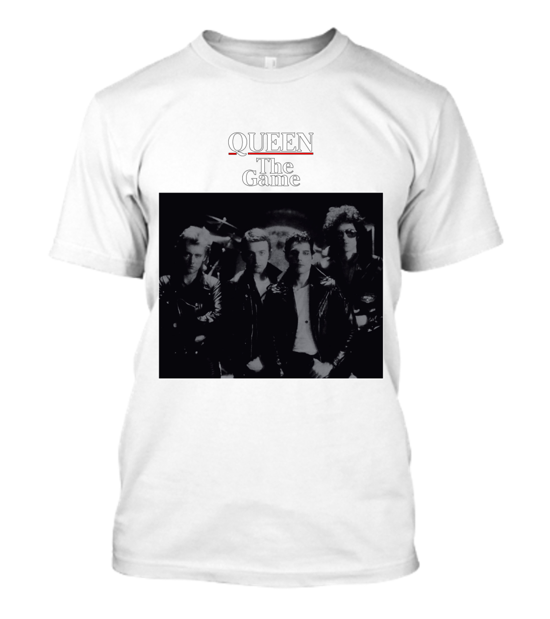 Queen The Game Band Photo Vintage Album Cover T-Shirt