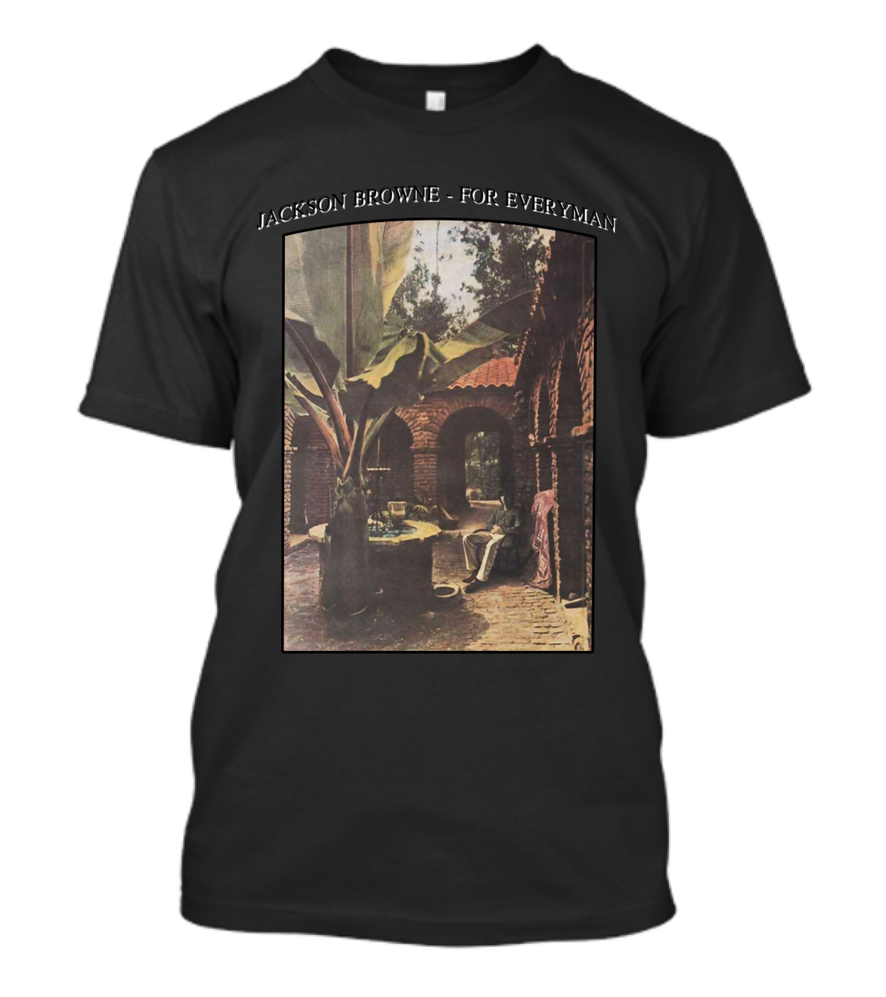 Jackson Browne For Everyman Courtyard Scene T-Shirt