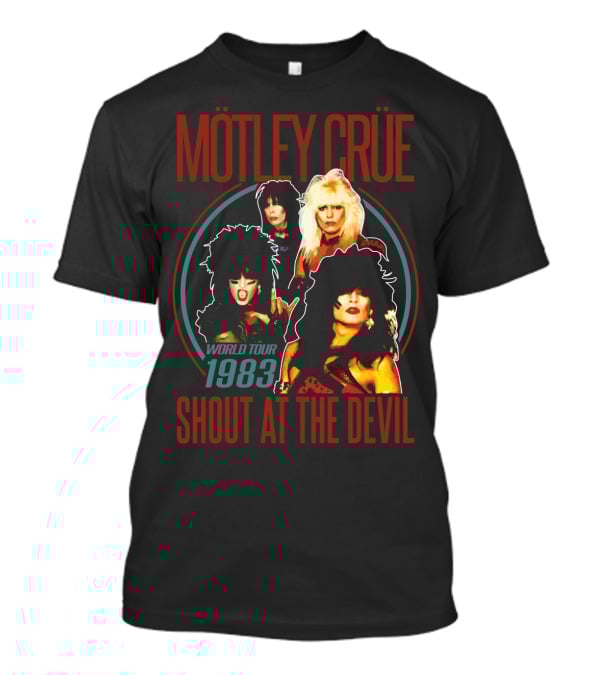 Mötley Crüe Shout At The Devil World Tour 1983 T-Shirt