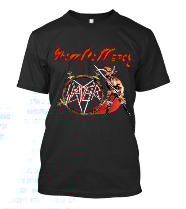 Slayer Show No Mercy Pentagram Sword Demon Icon T-Shirt