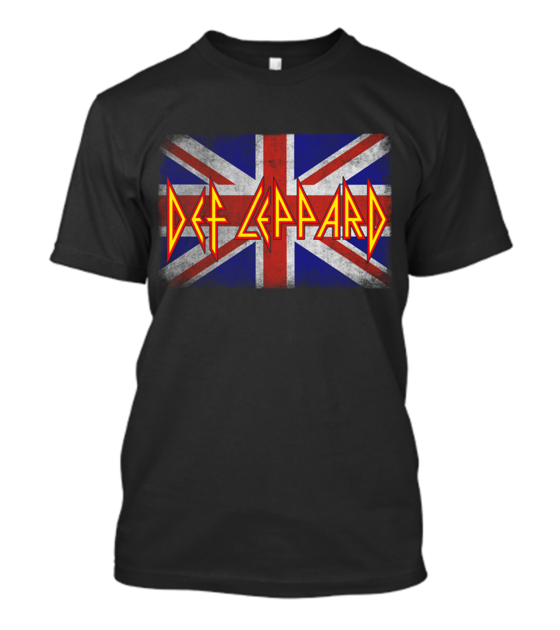 Def Leppard Union Jack Band T-Shirt