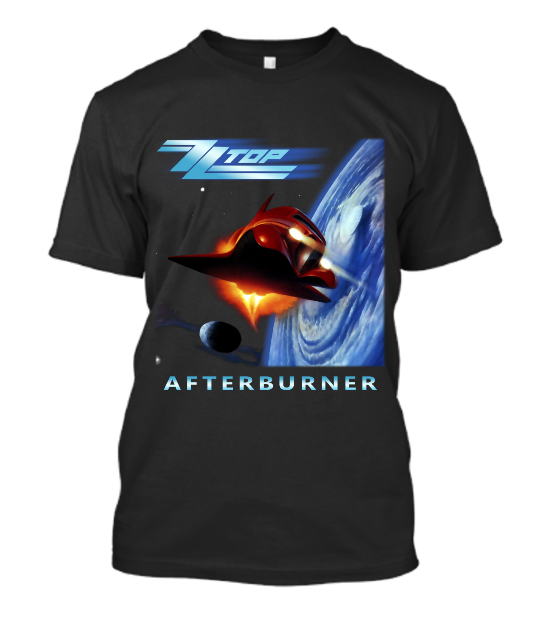 Zz Top Afterburner Spaceship Planet T-Shirt