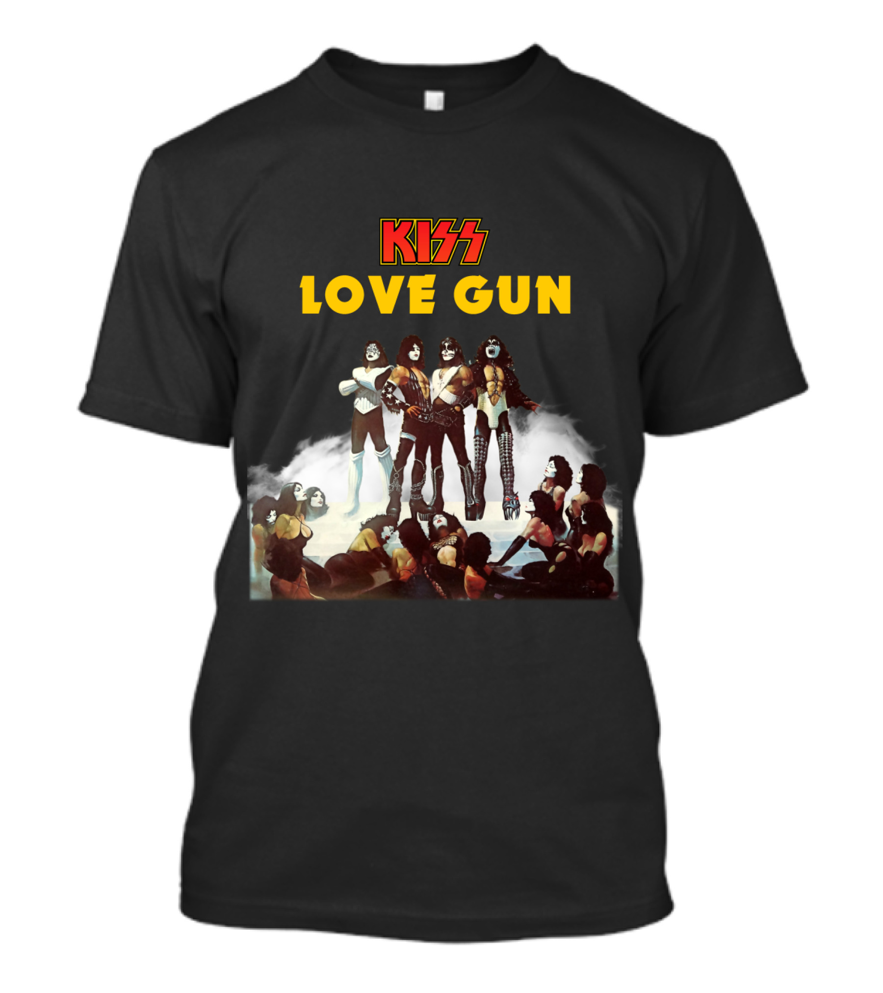 Kiss Love Gun Album Cover T-Shirt