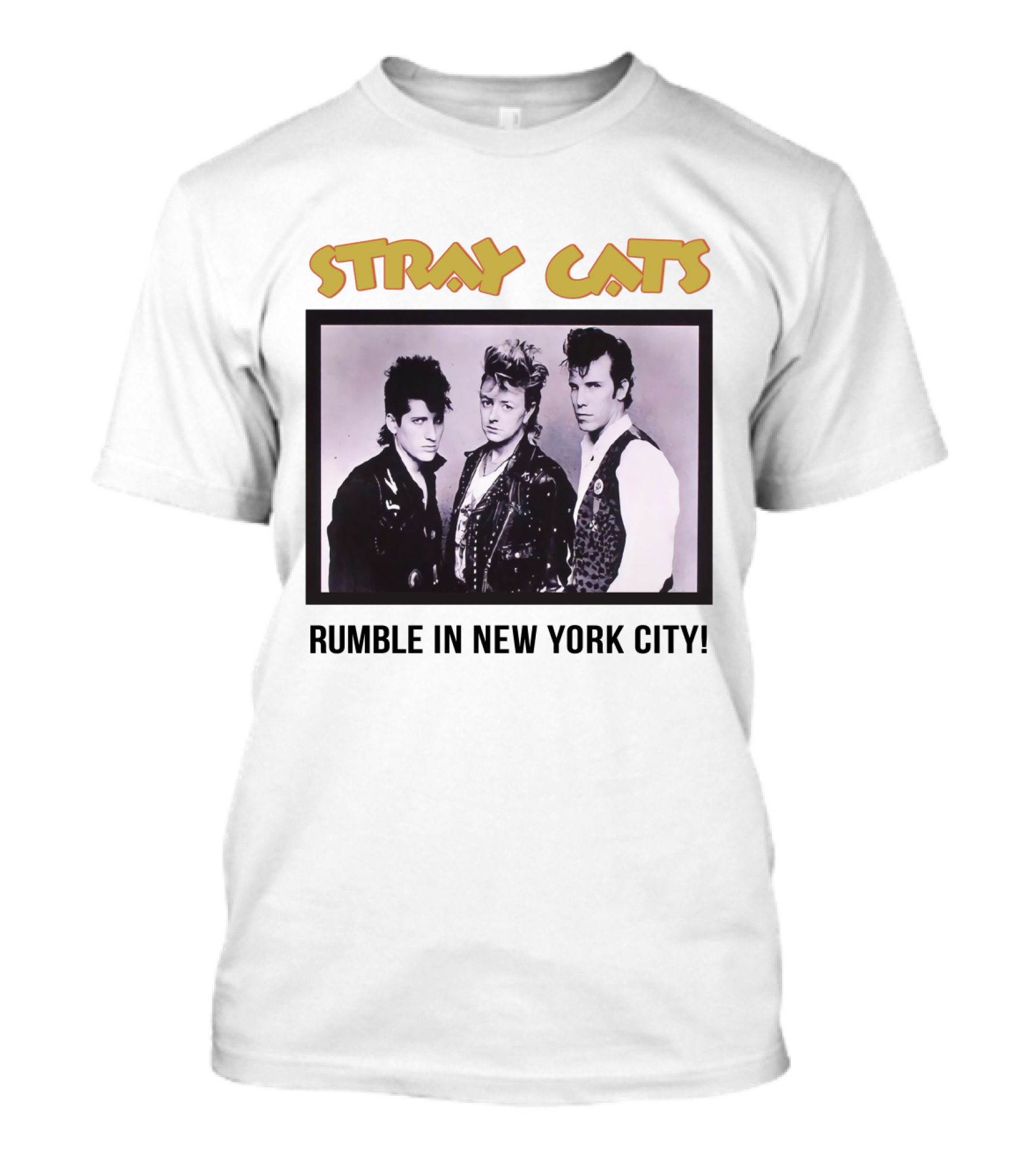 Stray Cats Rumble In New York City T-Shirt