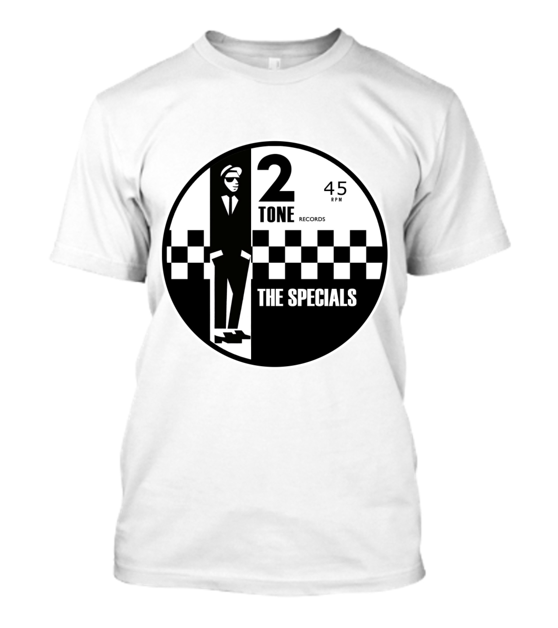 The Specials 2 Tone Records 45 Rpm T-Shirt