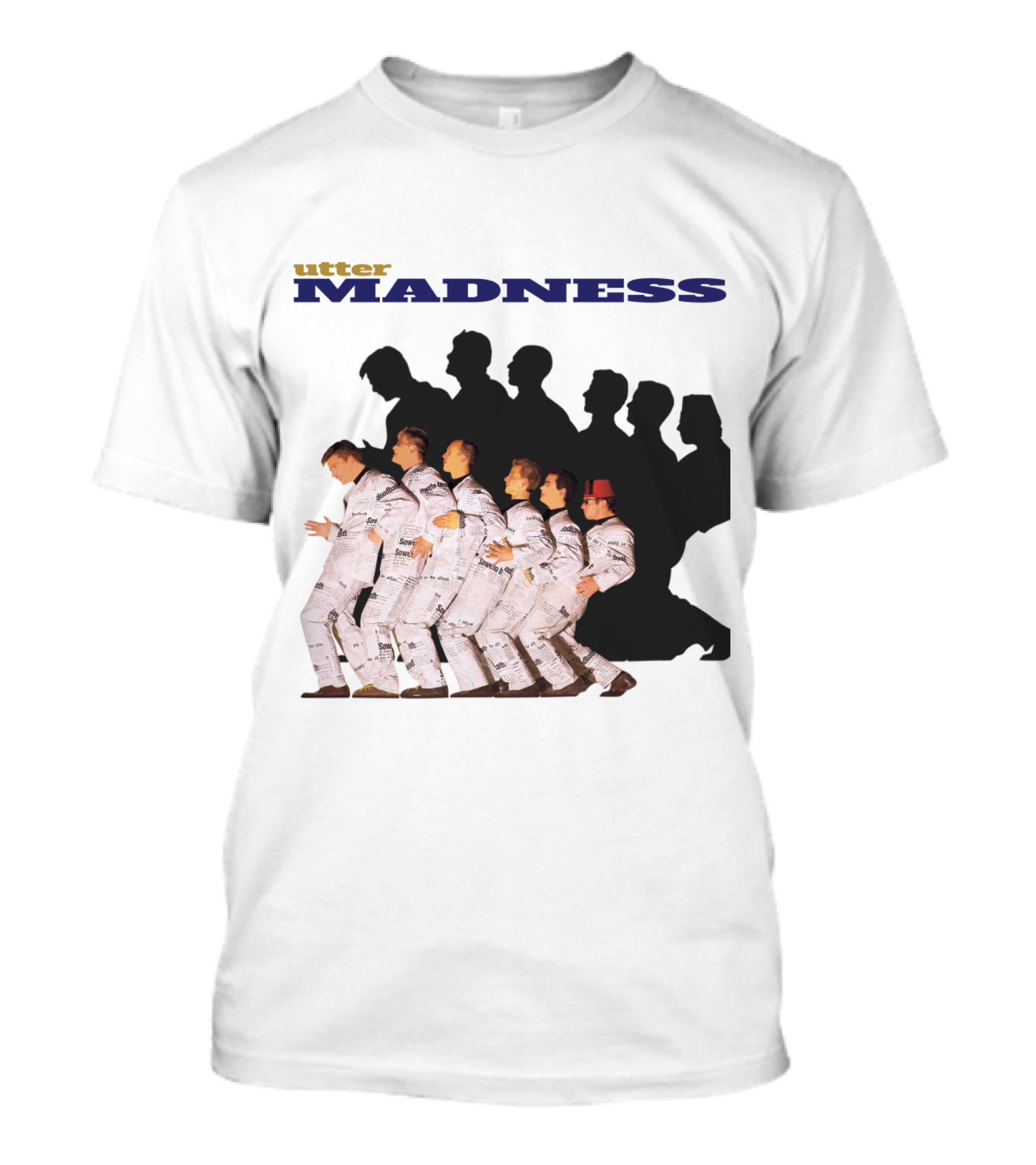Utter Madness Silhouettes And Dancing Men T-Shirt