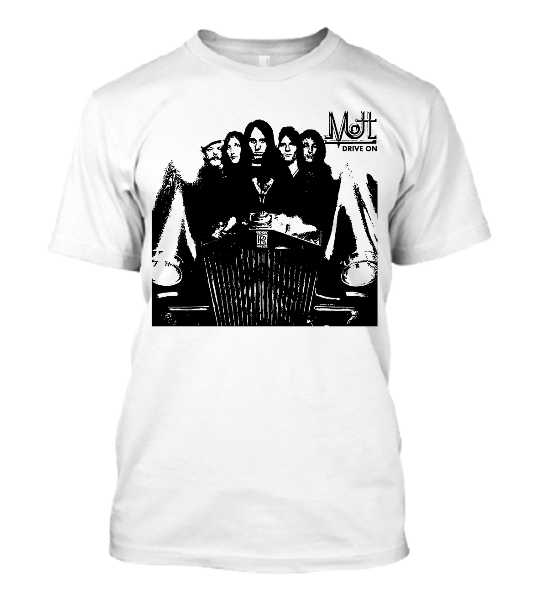 Mott Drive On Band With Rolls-Royce Front T-Shirt