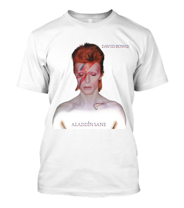 David Bowie Aladdin Sane Iconic Album Cover T-Shirt