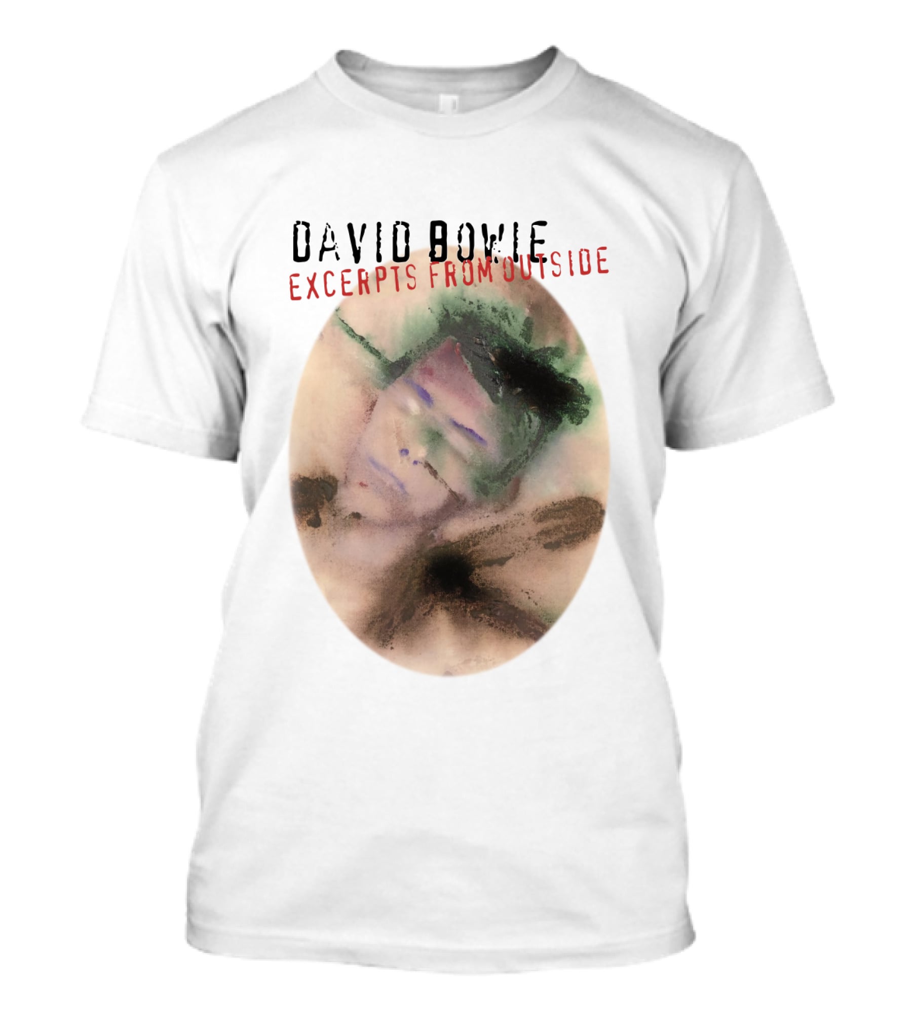 David Bowie Excerpts From Outside T-Shirt