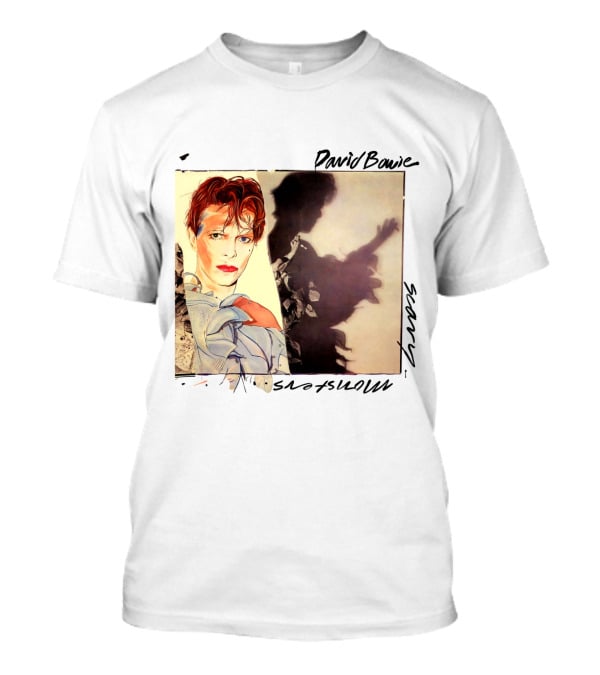 David Bowie Scary Monsters Album Cover Art T-Shirt