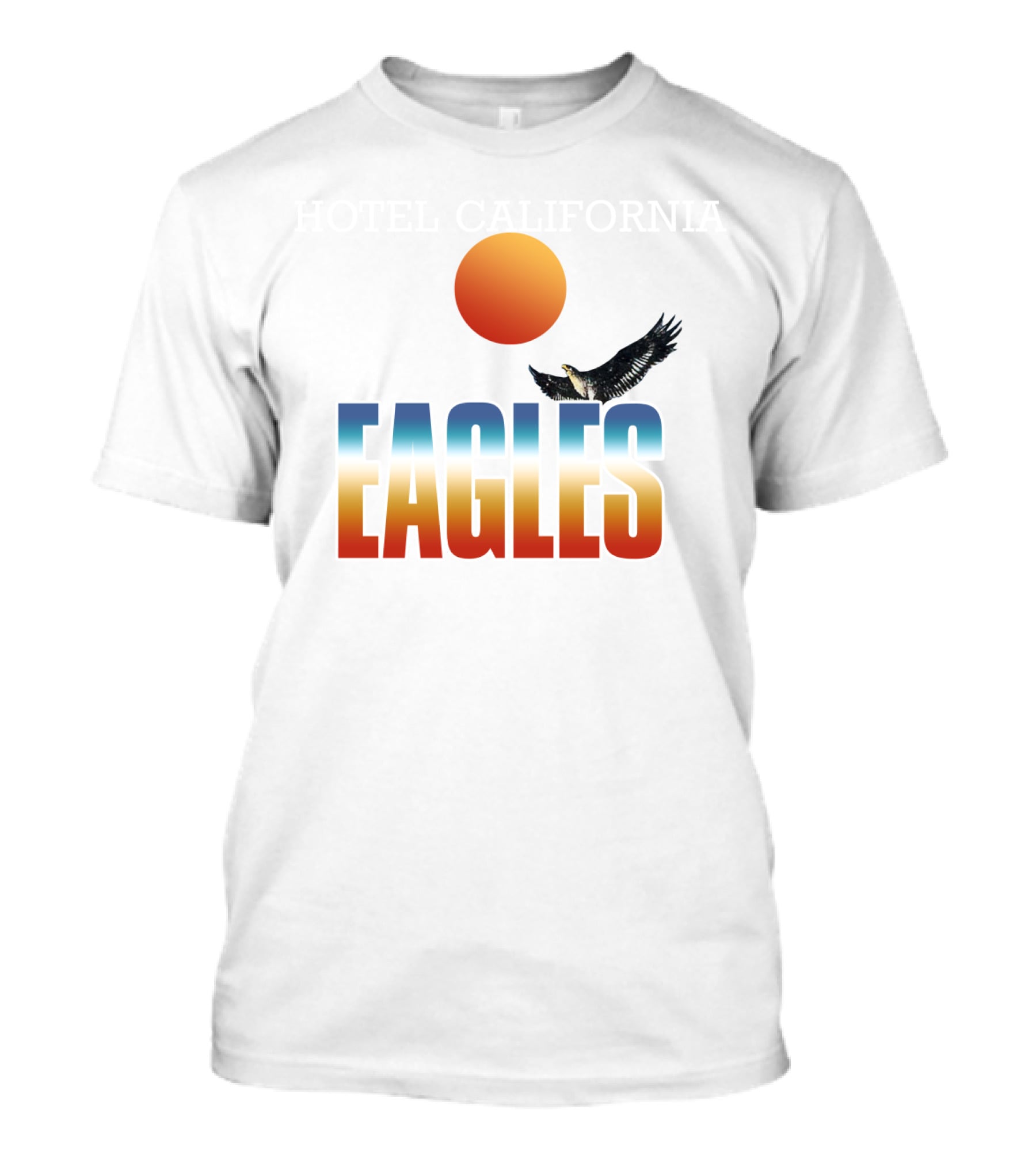 Eagles Flying Sunset T-Shirt
