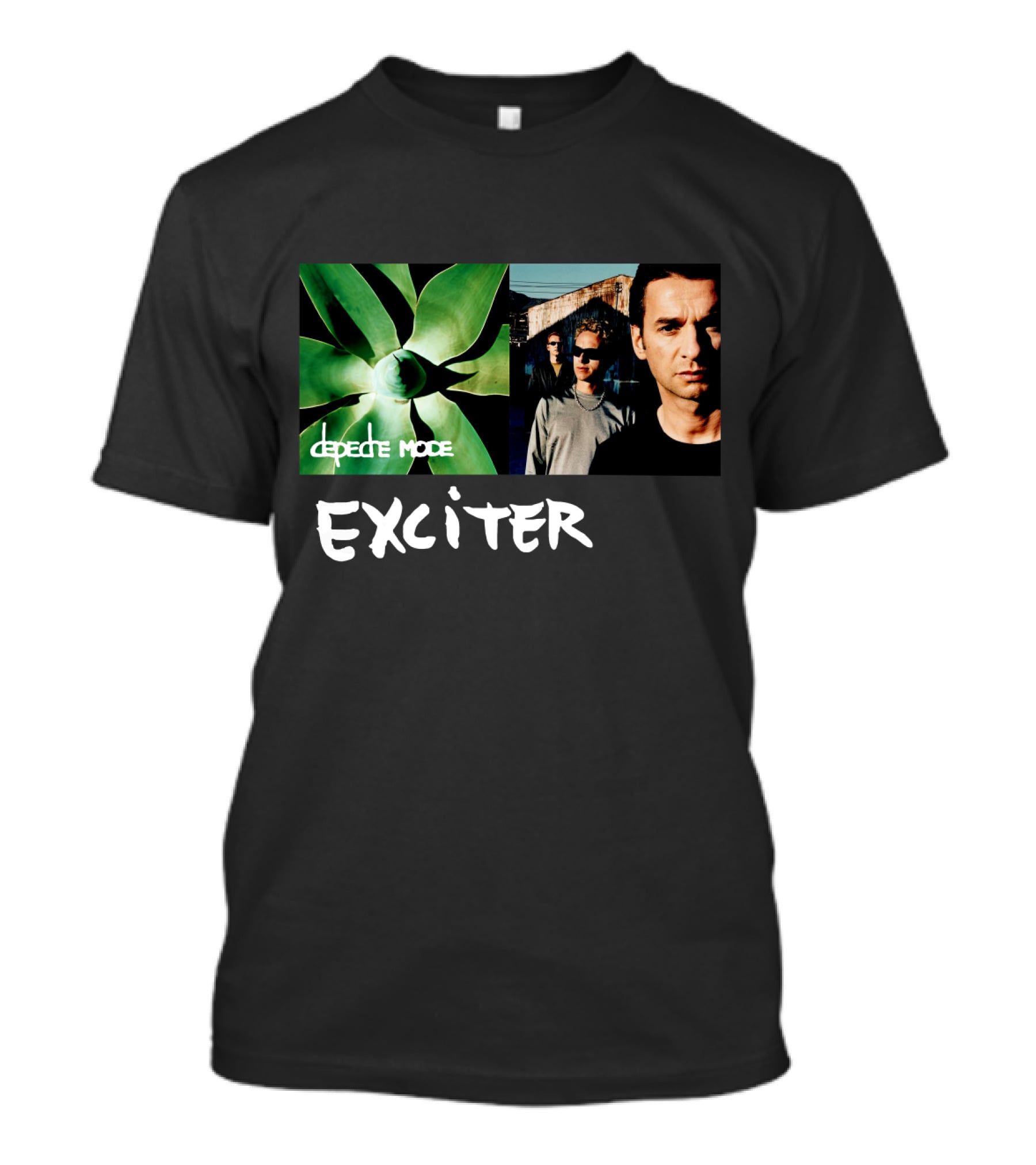 Depeche Mode Exciter Album Cover Plant And Band Members T-Shirt