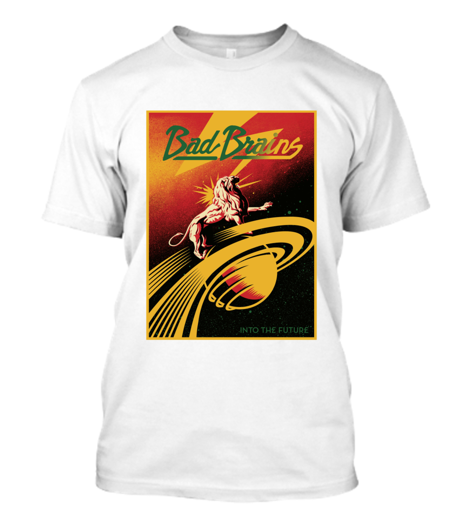 Bad Brains Into The Future Lion And Saturn T-Shirt