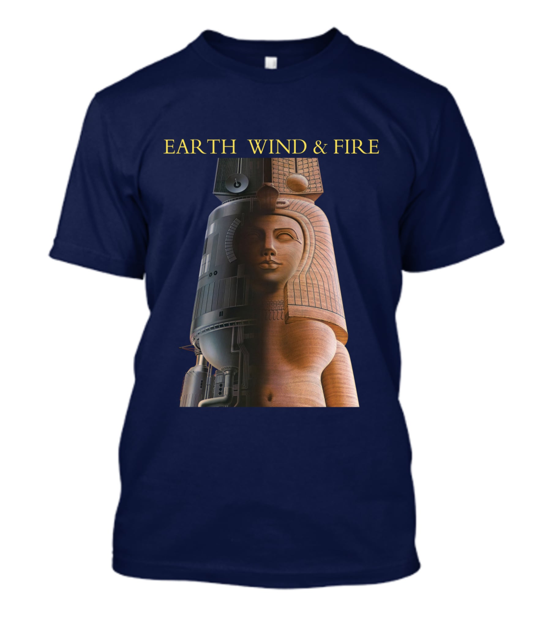 Earth Wind & Fire Iconic Futuristic Egyptian Pharaoh T-Shirt