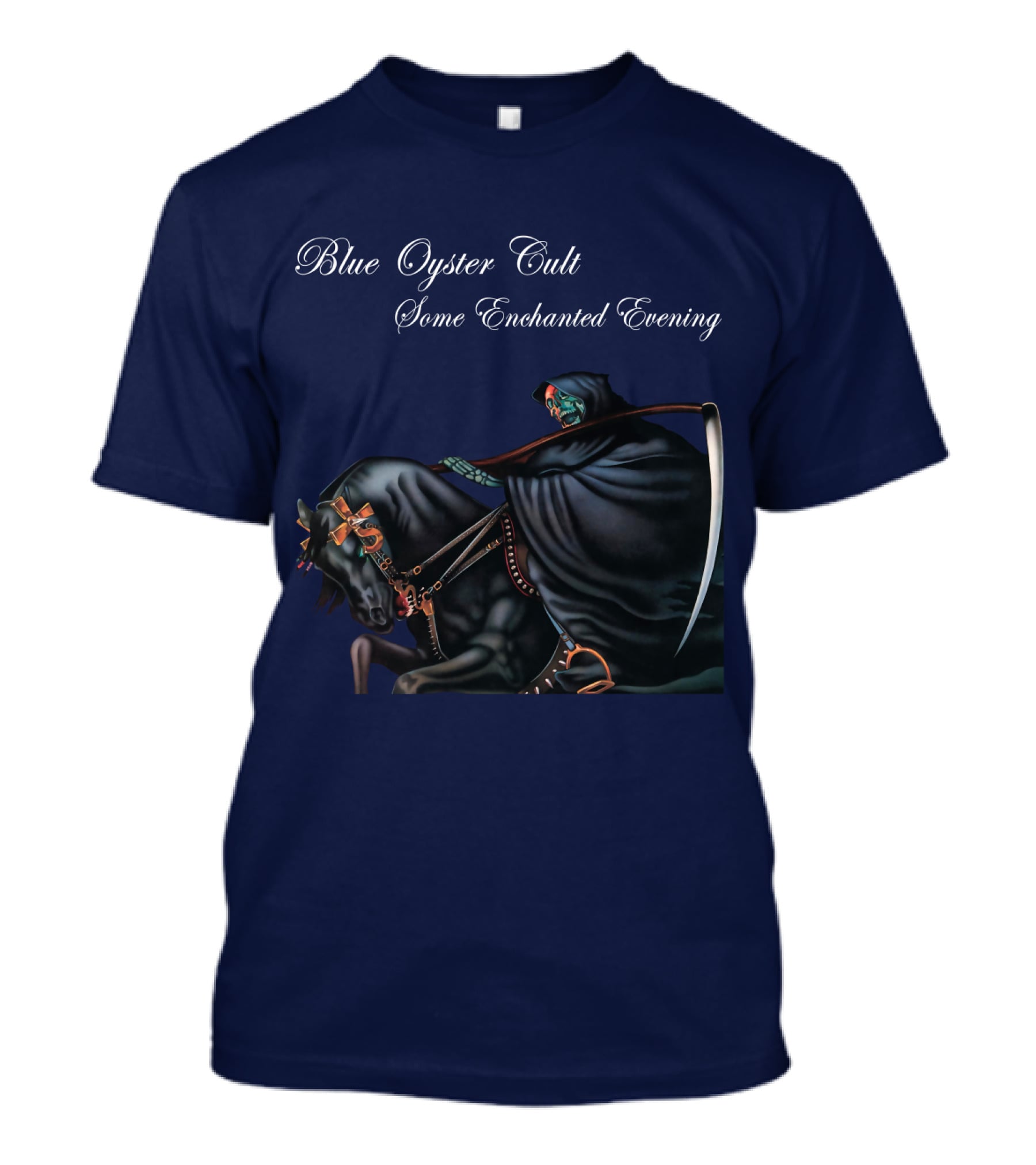 Blue Oyster Cult Some Enchanted Evening Rider With Scythe T-Shirt