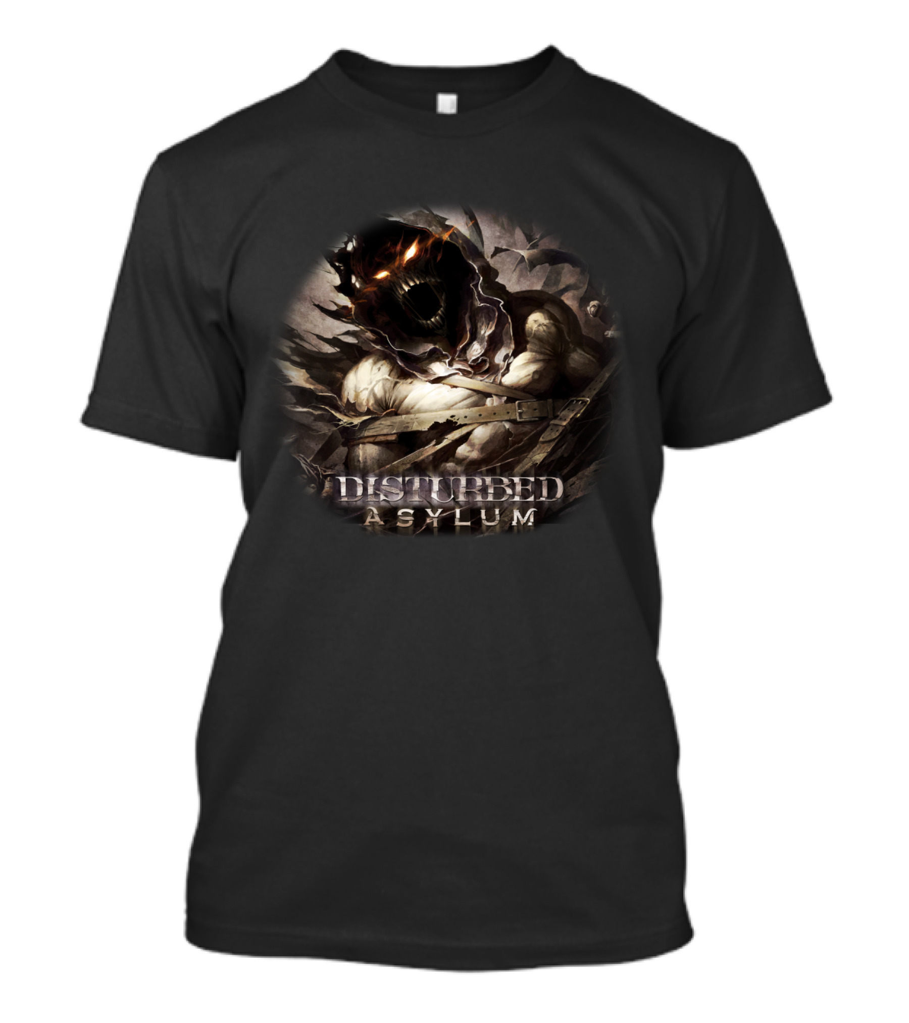 Disturbed Asylum Horror Artwork T-Shirt