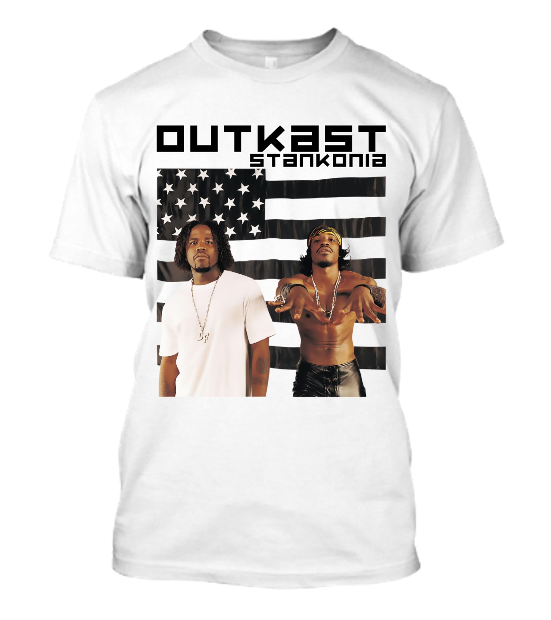 Outkast Stankonia American Flag Photo T-Shirt