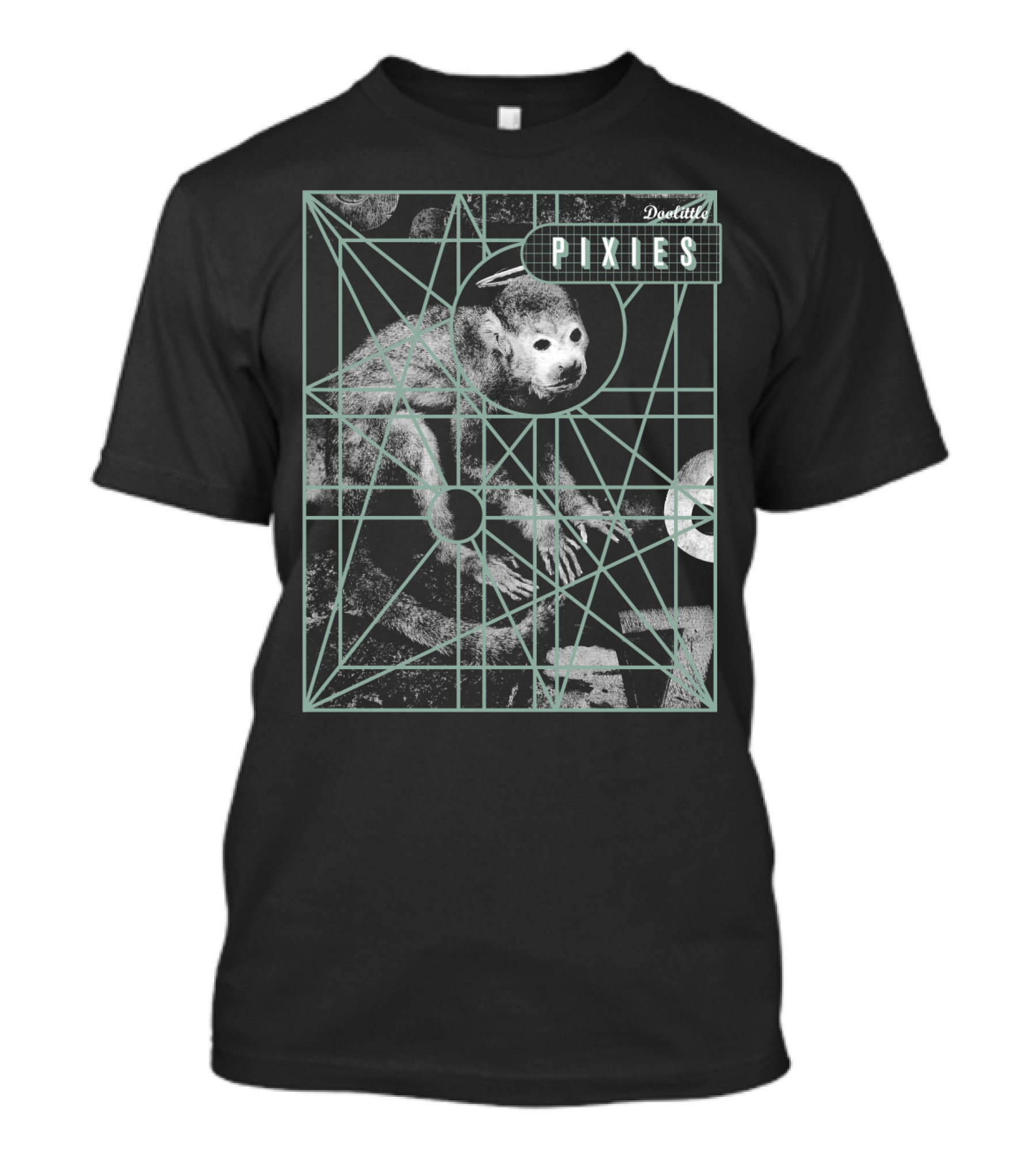 Pixies Geometric Abstract Lines And Circles T-Shirt