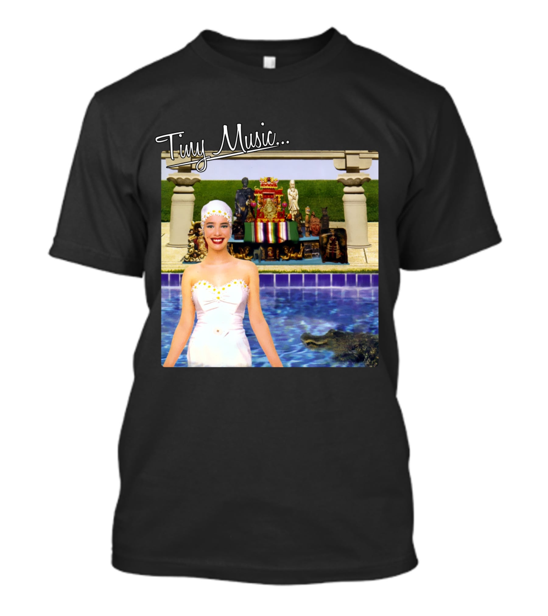 Tiny Music... Spaß Im Schwimmbad Mit Stp Cover Collage T-Shirt