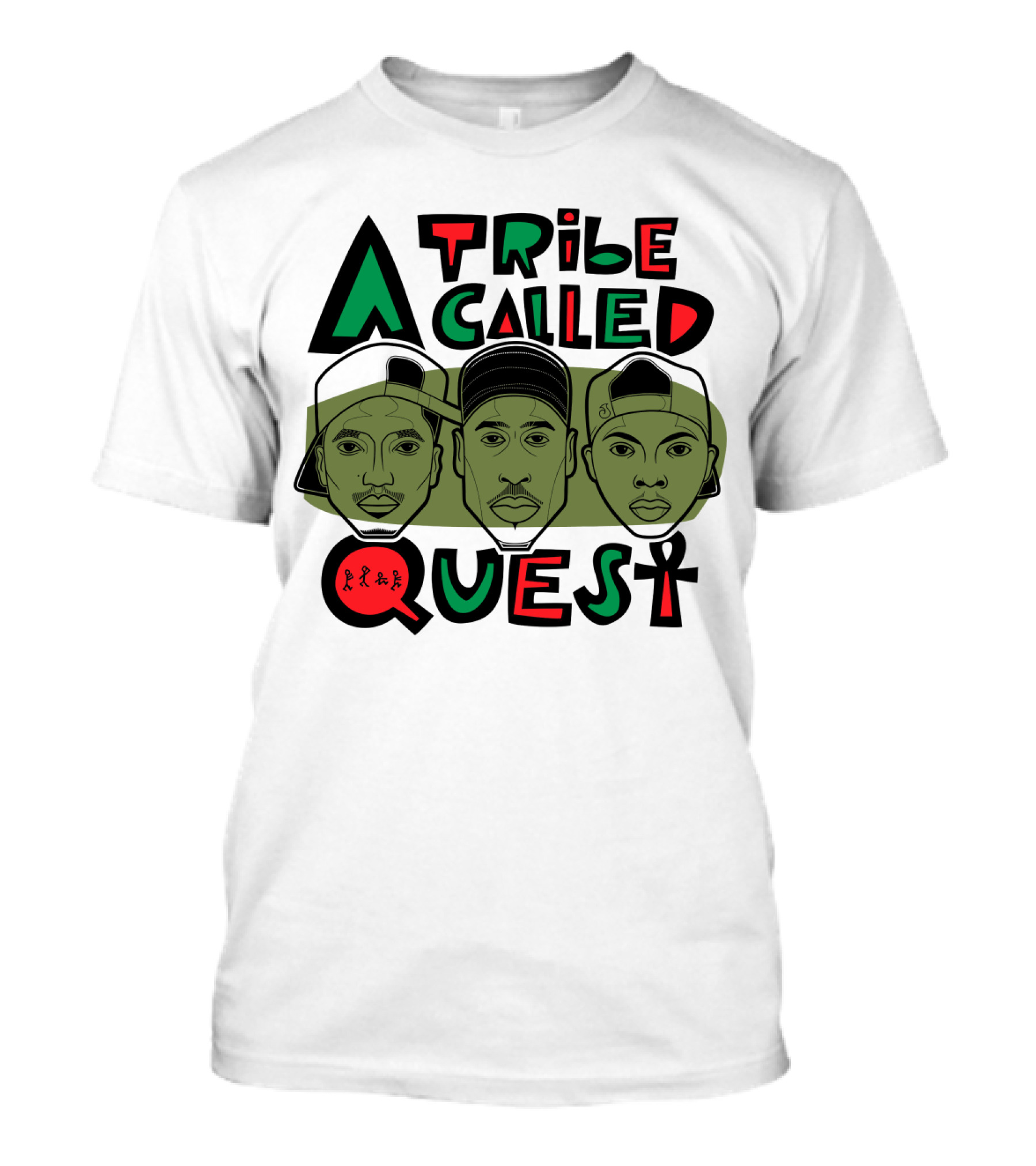 A Tribe Called Quest Faces Artwork T-Shirt