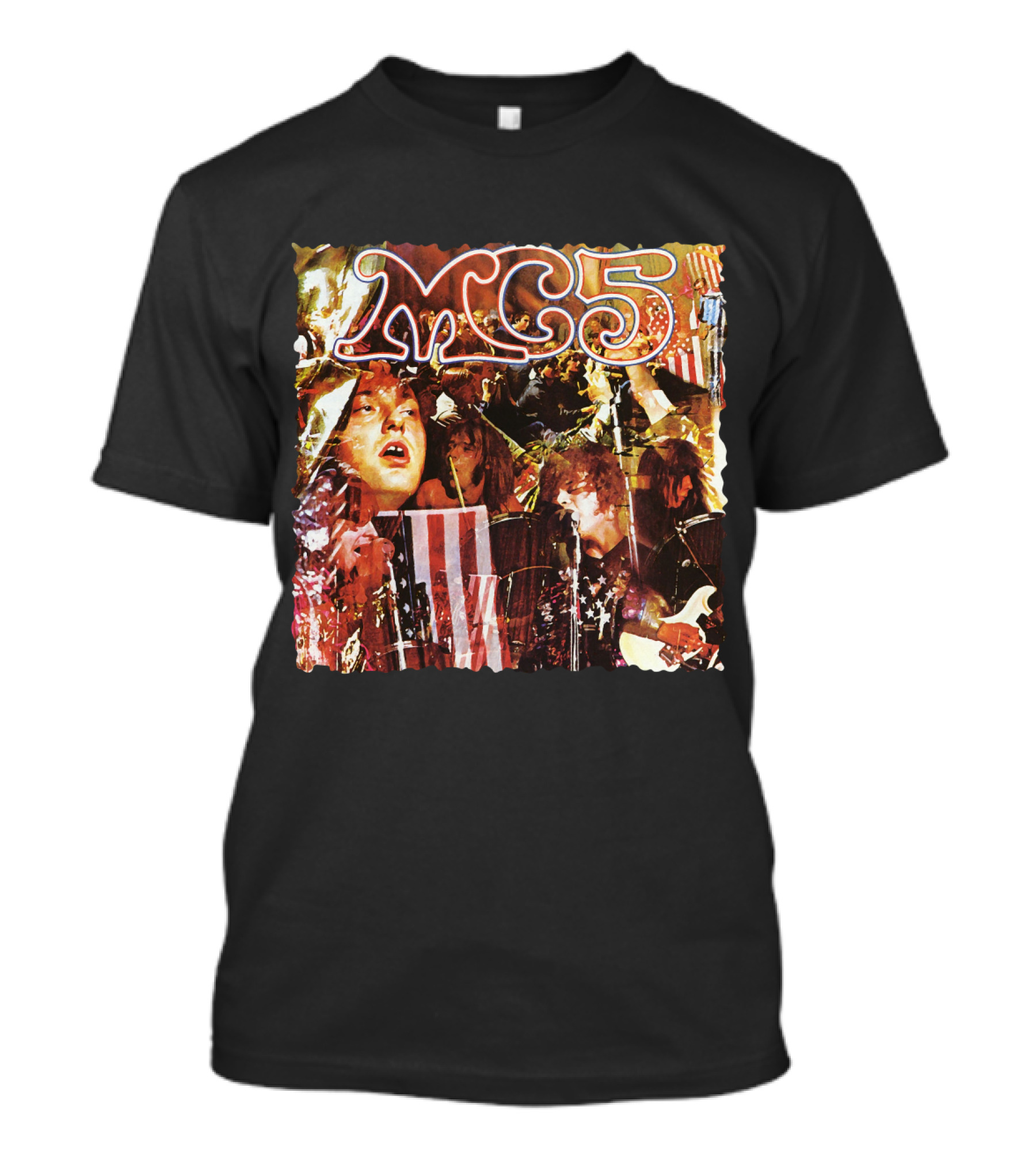 Mc5 American Band Iconic Collage Artwork T-Shirt