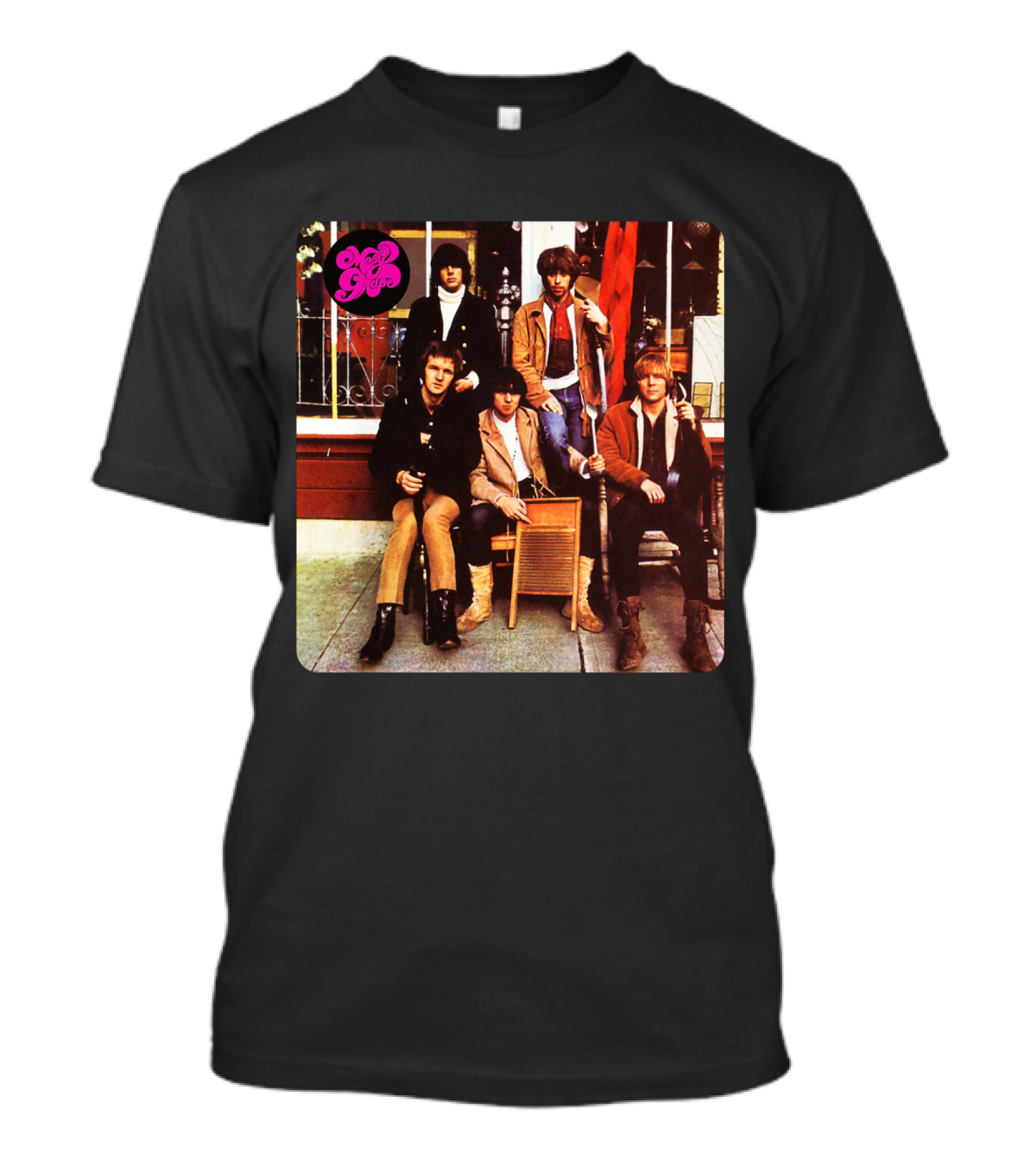 Moby Grape Band Album Cover Vintage Photo 60s Music Group T-Shirt