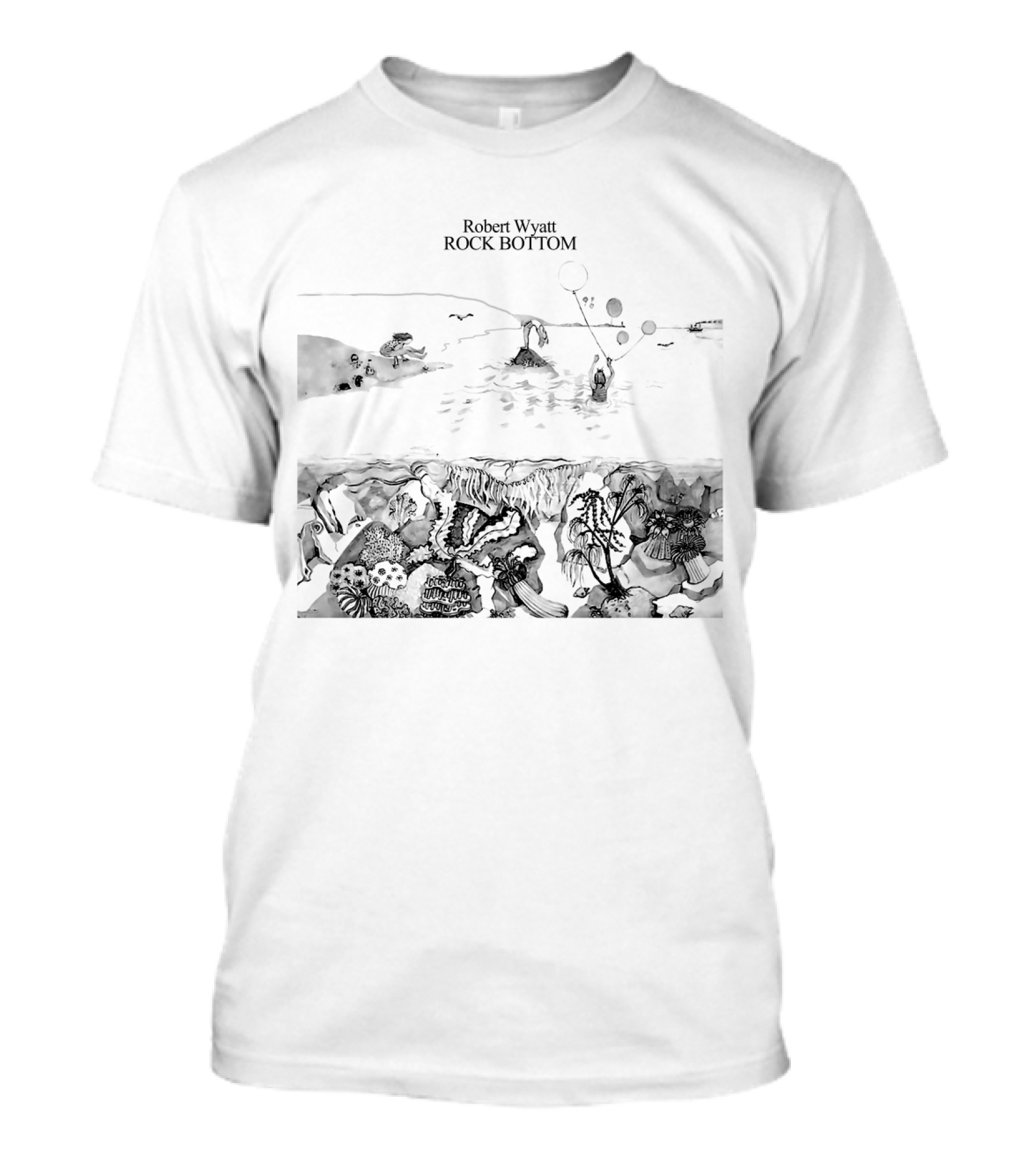 Robert Wyatt Rock Bottom Album Cover T-Shirt