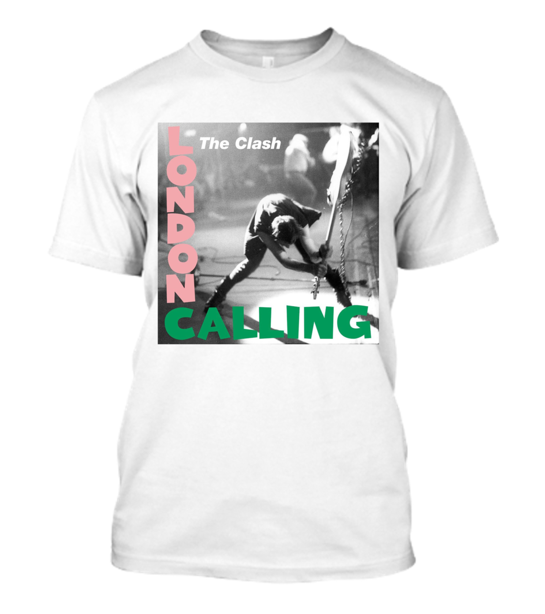 The Clash London Calling Iconic Album Cover Punk Rock Legends T-Shirt
