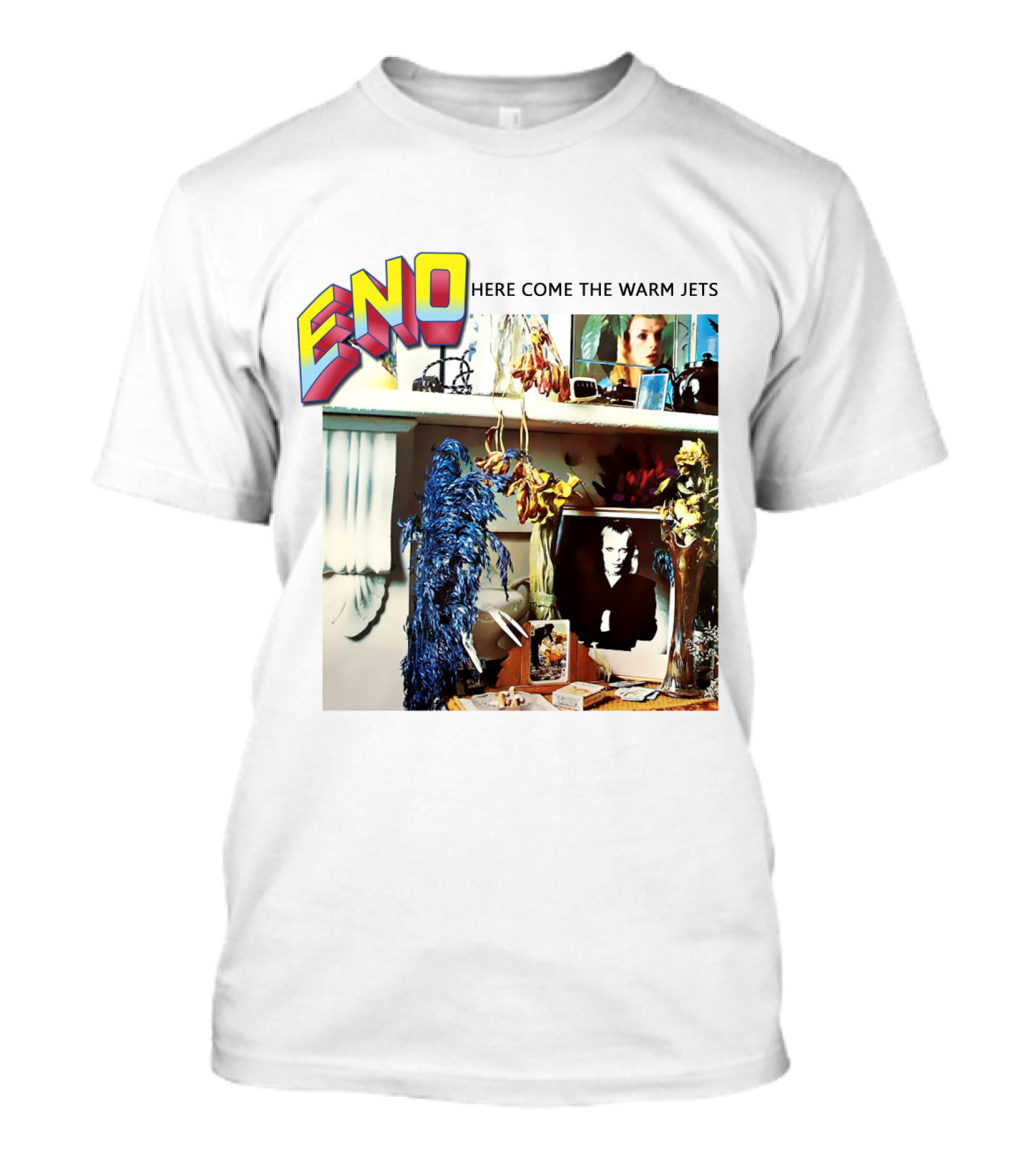 ENO Here Come The Warm Jets Vibrant Album Imagery T-Shirt
