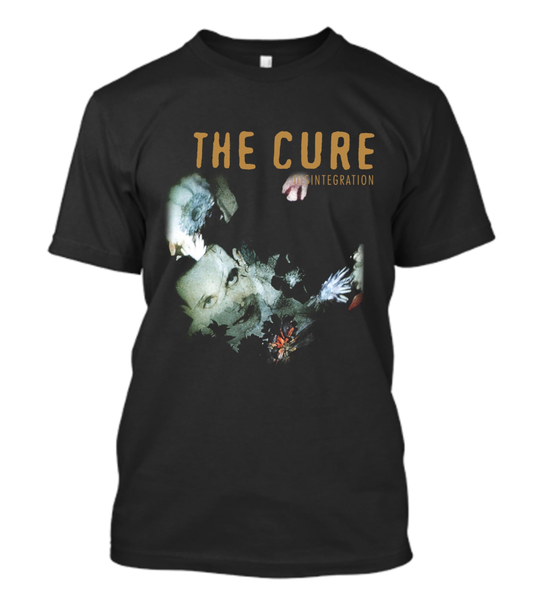 The Cure Disintegration Album Cover Floral Collage T-Shirt