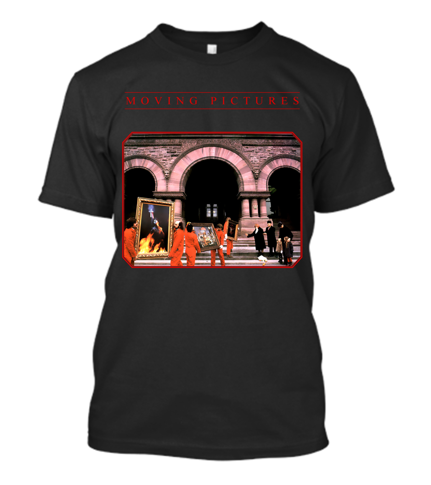 Rush Moving Pictures Album Cover Archway Scene T-Shirt