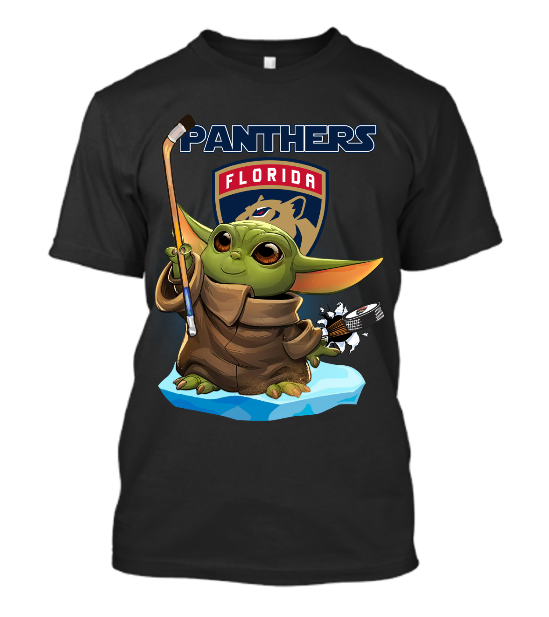 Florida Panthers NHL Baby Yoda Hockey Fan T-Shirt