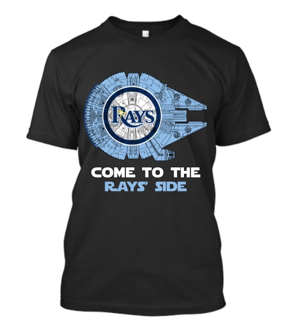 Tampa Bay Rays Come To The Rays' Side Millennium Falcon T-Shirt