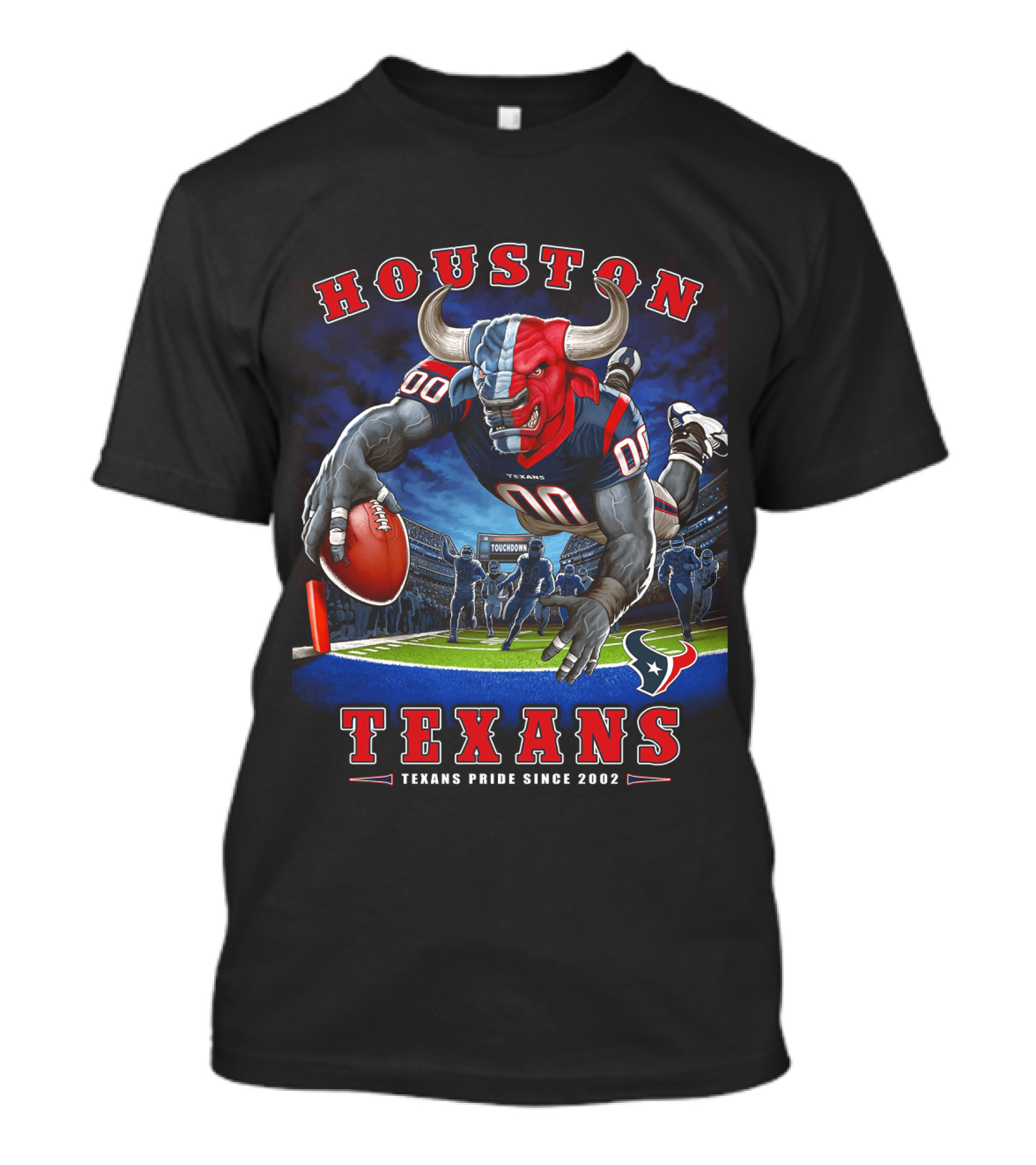 Houston Texans End Zone Texans Pride Since 2002 T-Shirt