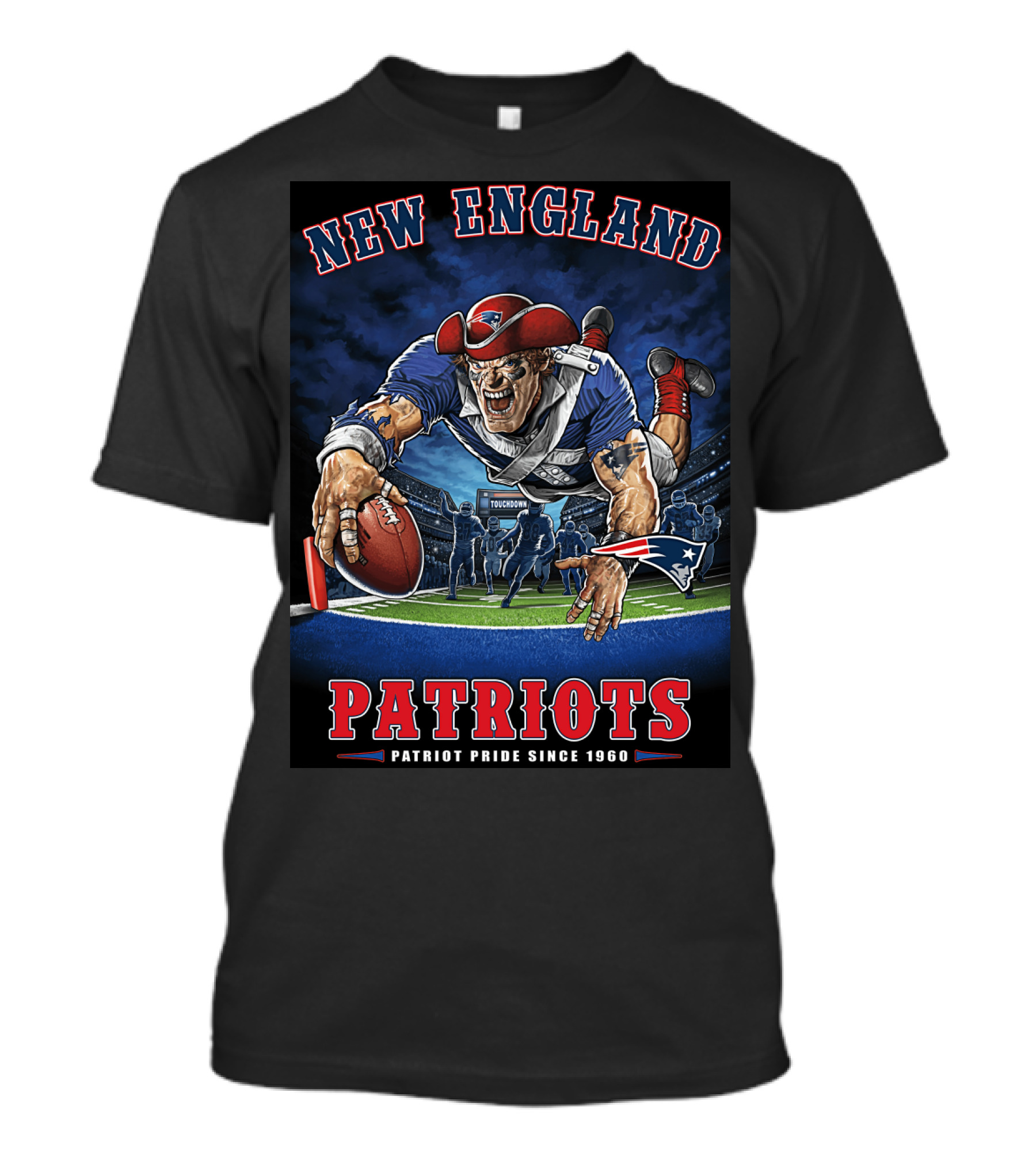 New England Patriots Patriot Pride Since 1960 End Zone Nfl T-Shirt