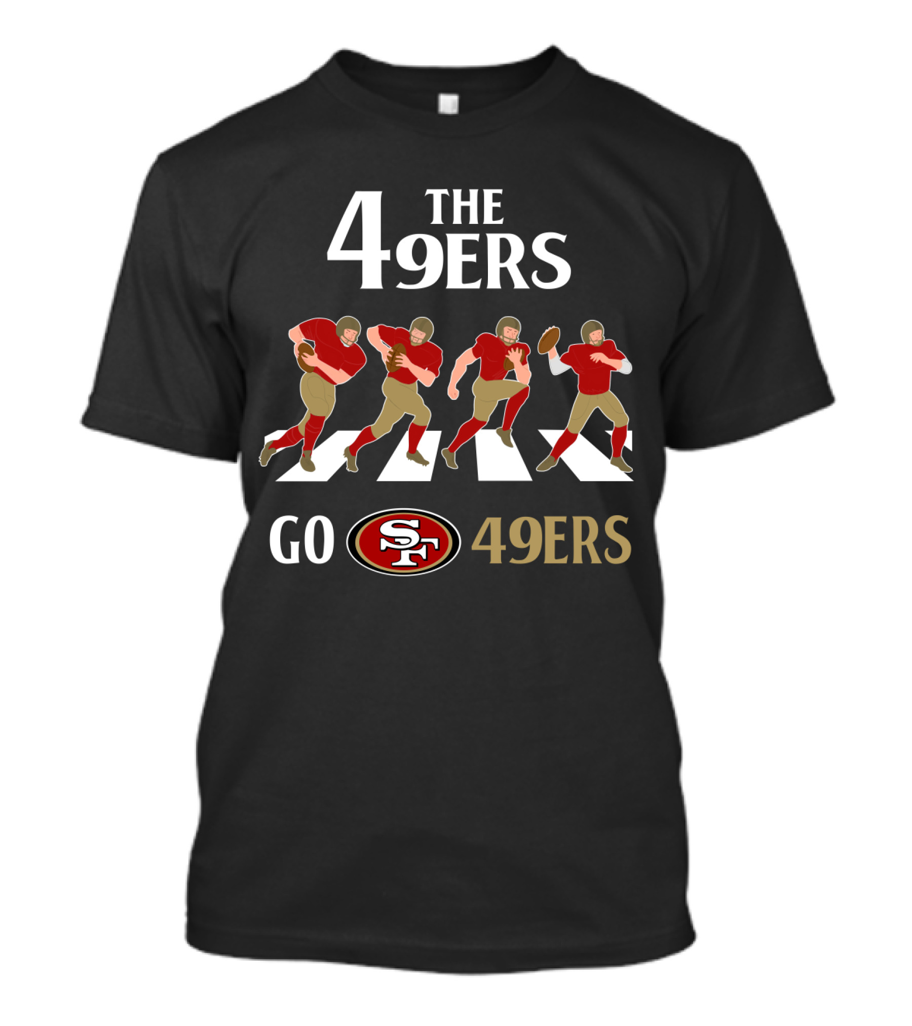 The 49ers Go 49ers San Francisco 49ers Abbey Road T-Shirt