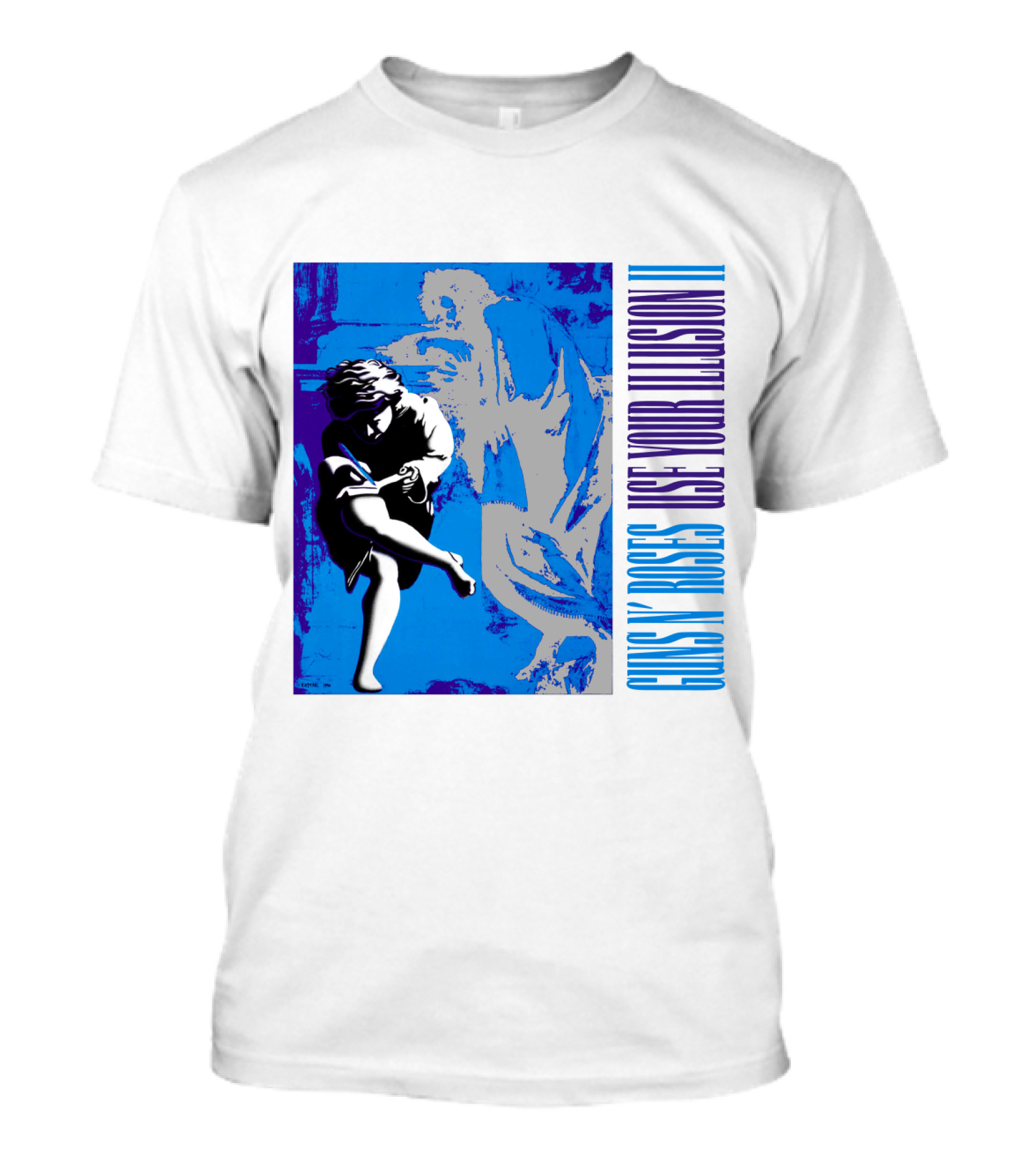 Guns N' Roses Use Your Illusion II Blue Cover T-Shirt