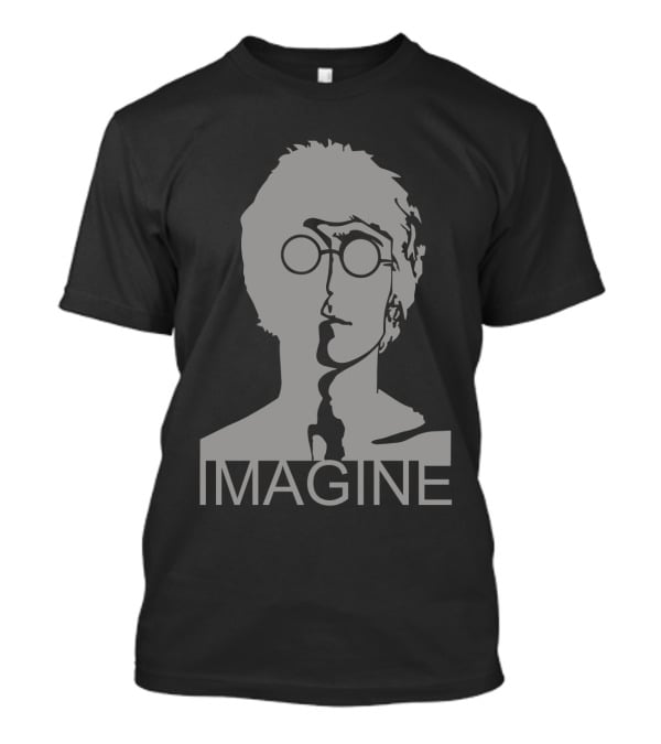 Imagine John Lennon Silhouette Glasses T-Shirt