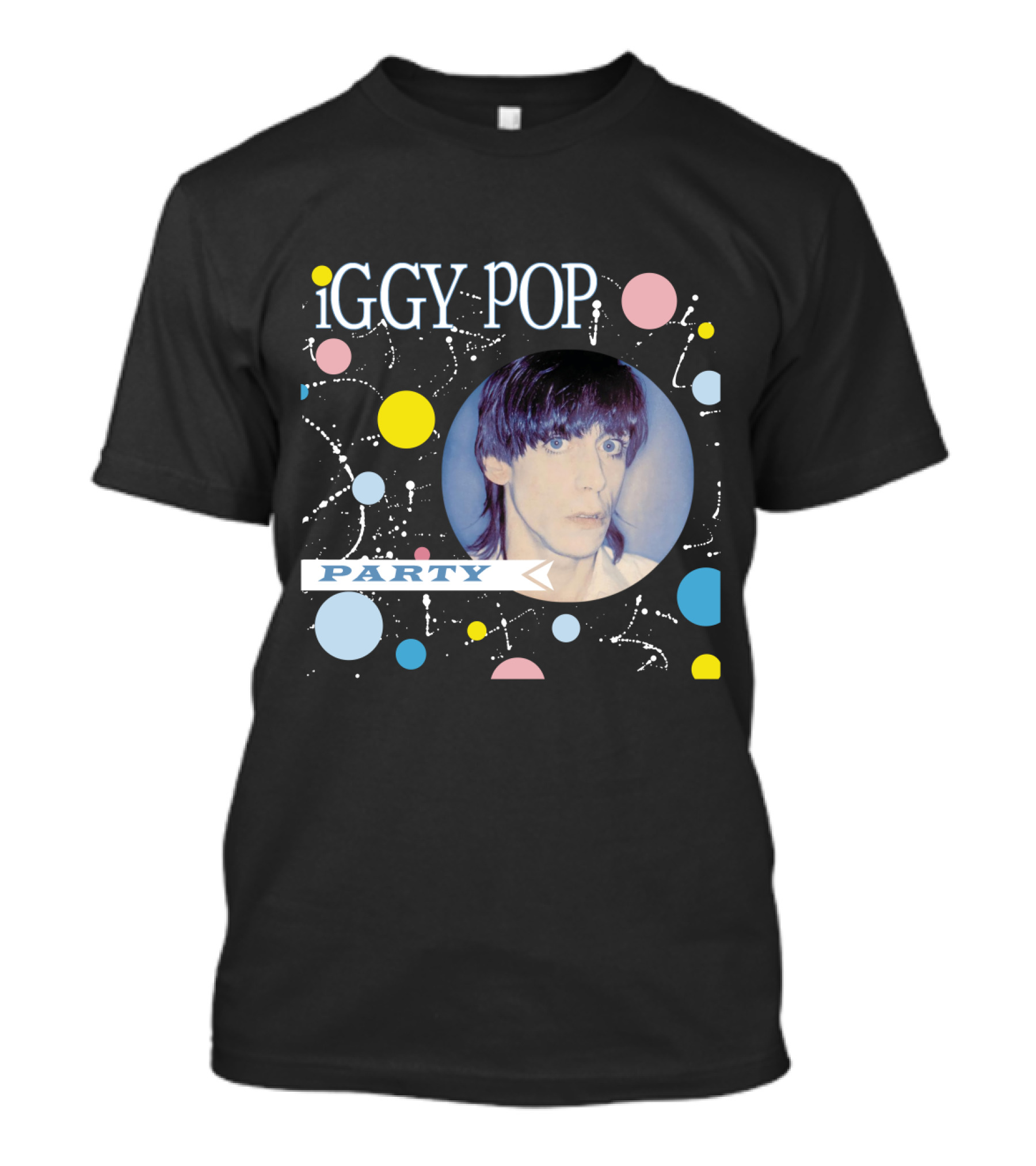 Iggy Pop Party Album 07 Retro T-Shirt
