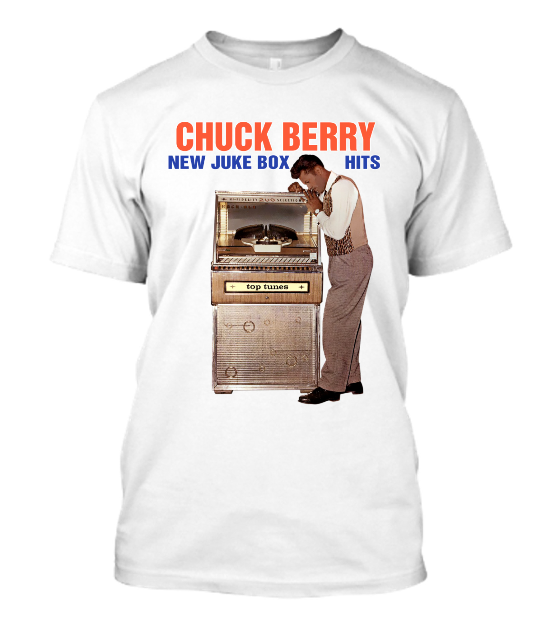 CHUCK BERRY NEW JUKE BOX HITS Juke Box Top Tunes T-Shirt