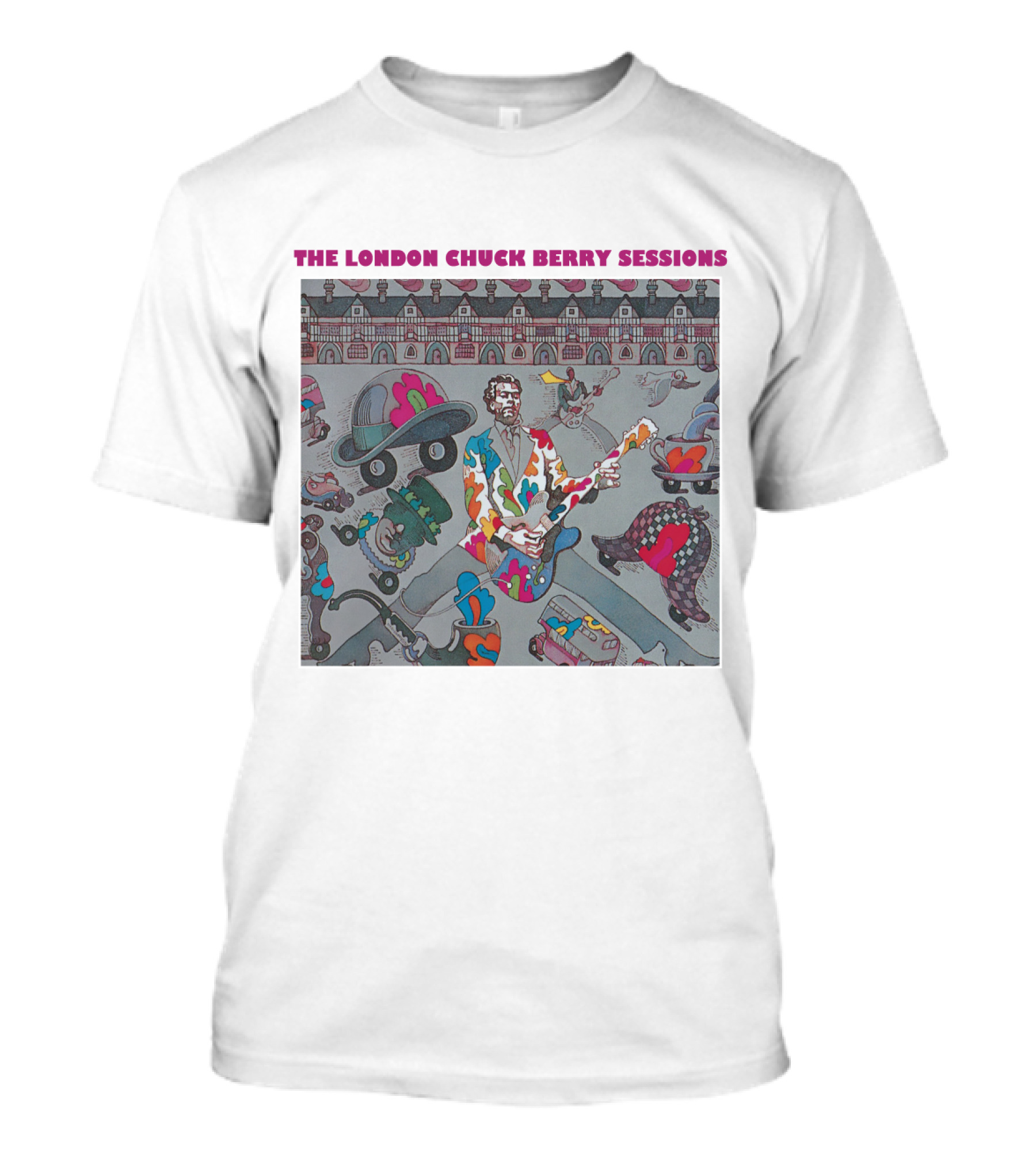 The London Chuck Berry Sessions Colorful Psychedelic Music T-Shirt