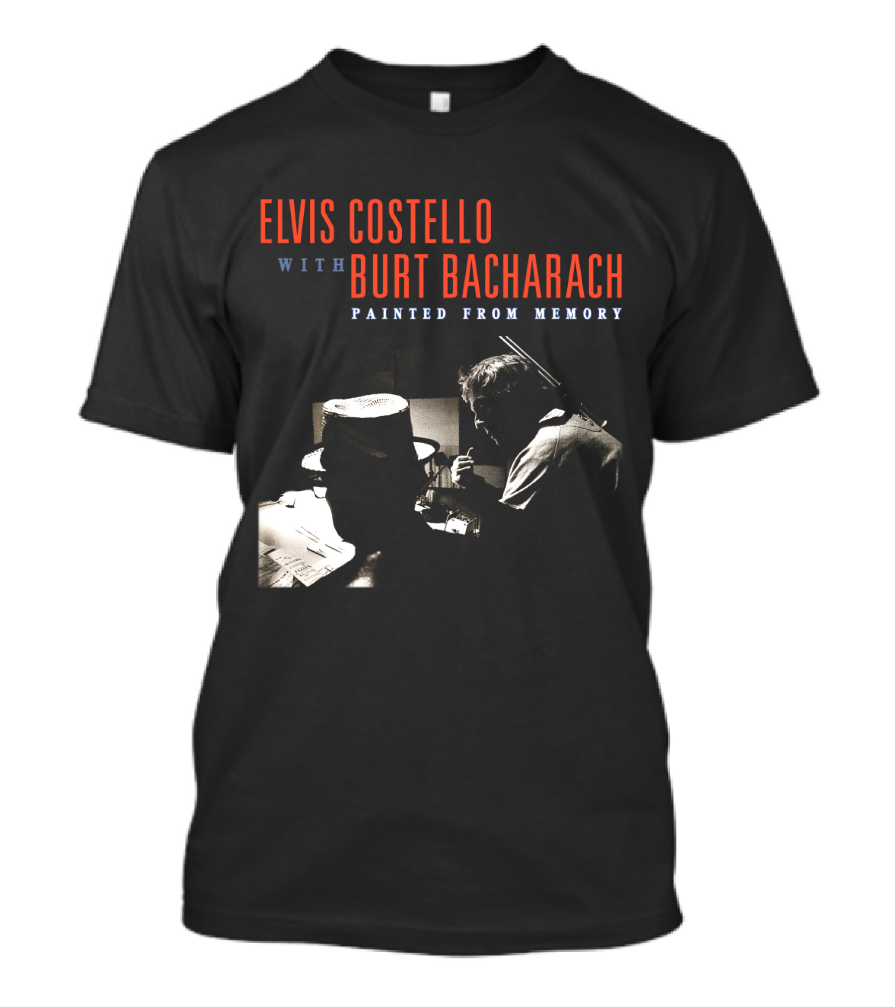 Elvis Costello With Burt Bacharach Painted From Memory T-Shirt