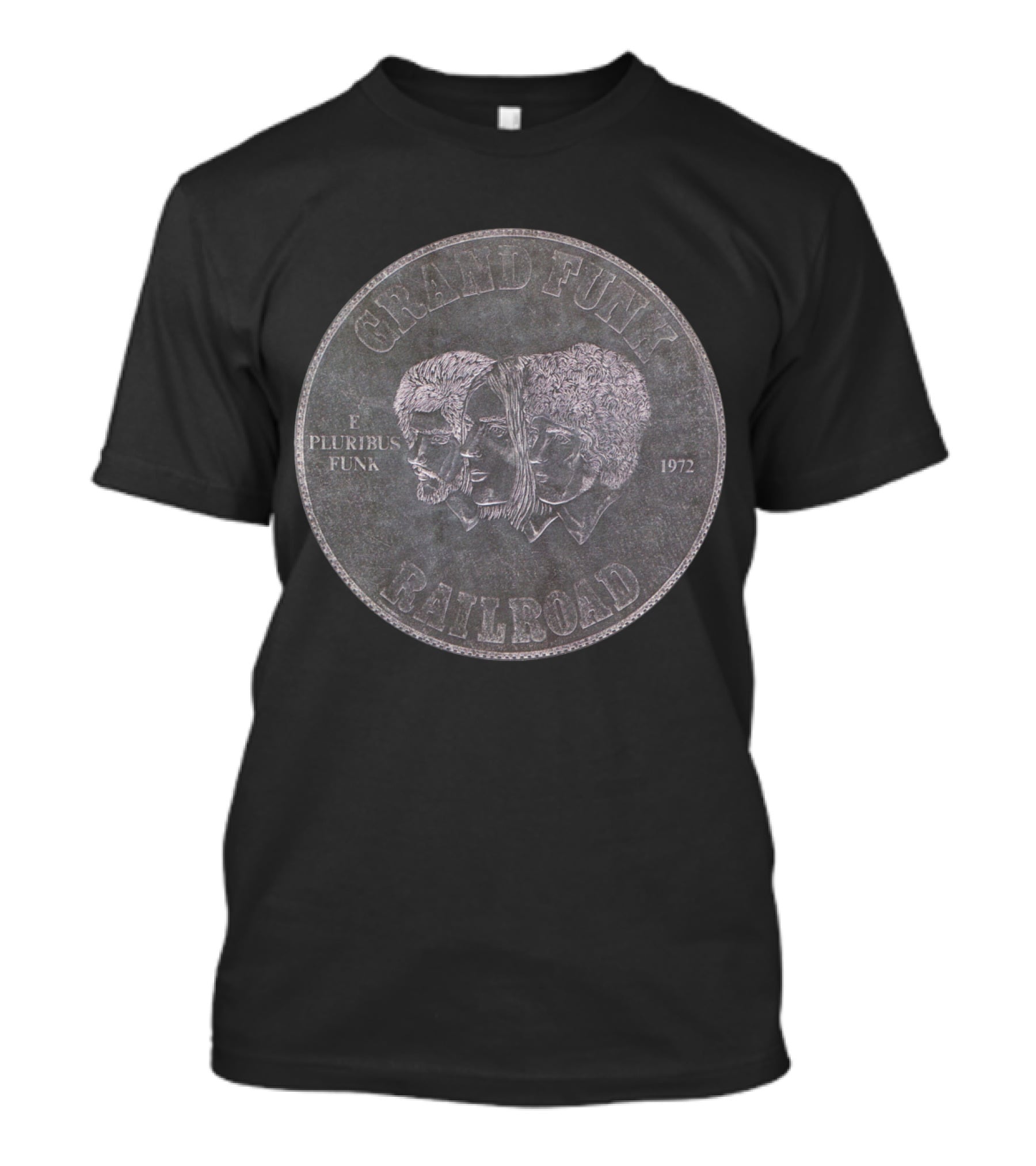 Grand Funk Railroad E Pluribus Funk 1972 Coin T-Shirt